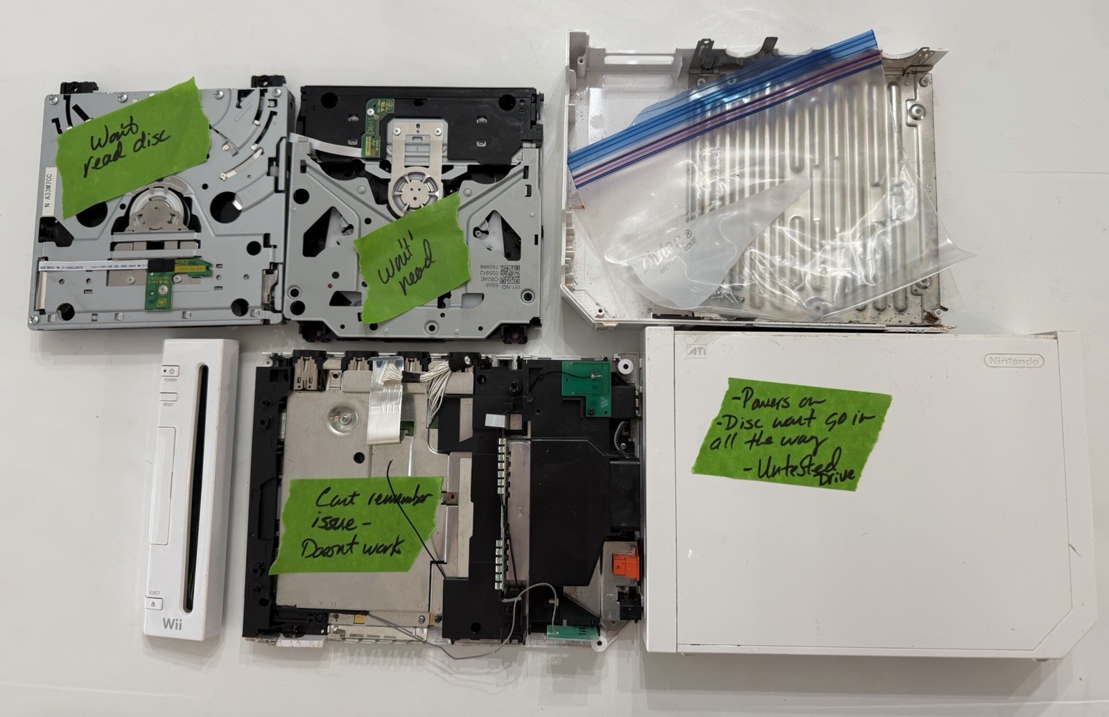 Nintendo Wii Consoles – For Parts