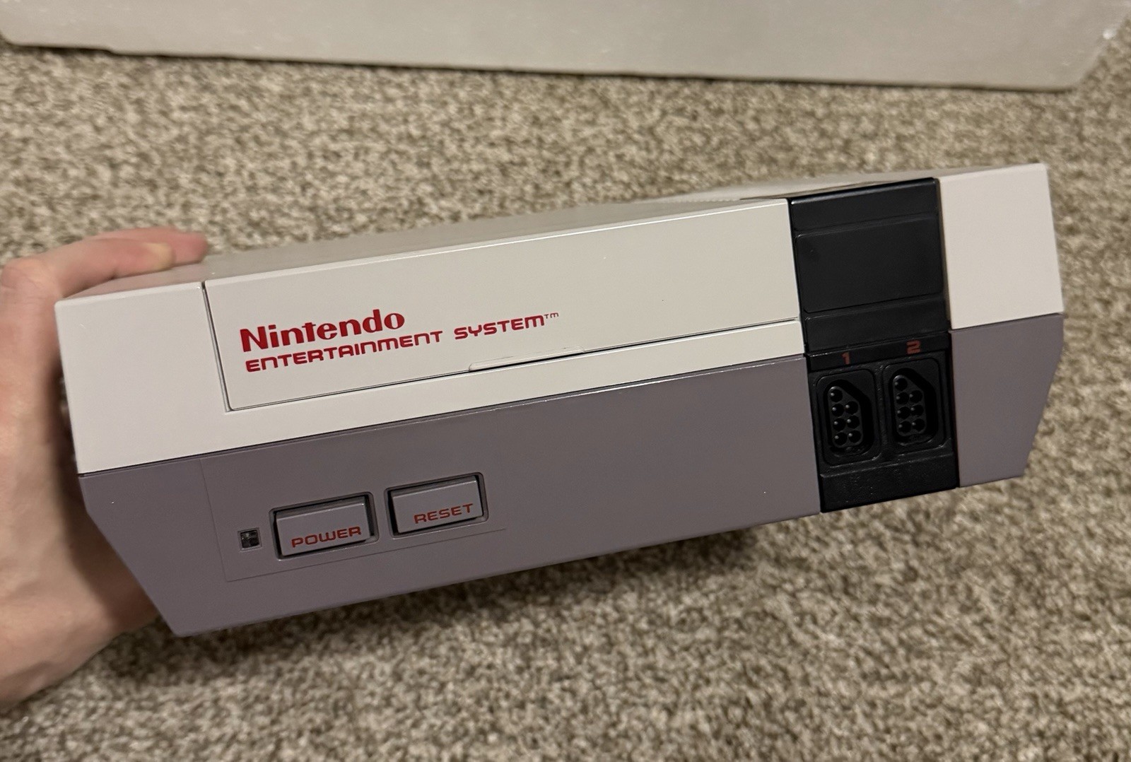 Original Nintendo NES Action Set System 100% CIB Complete Box NOT Working READ