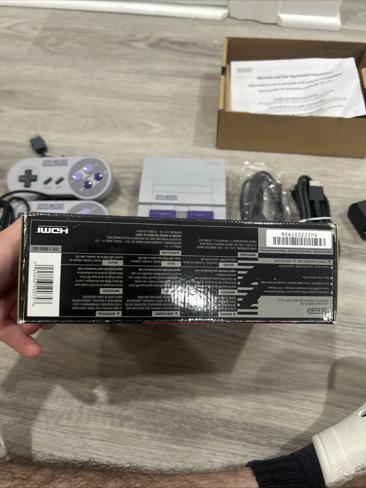 Super Nintendo Entertainment System Classic Edition SNES CIB Tested And Working
