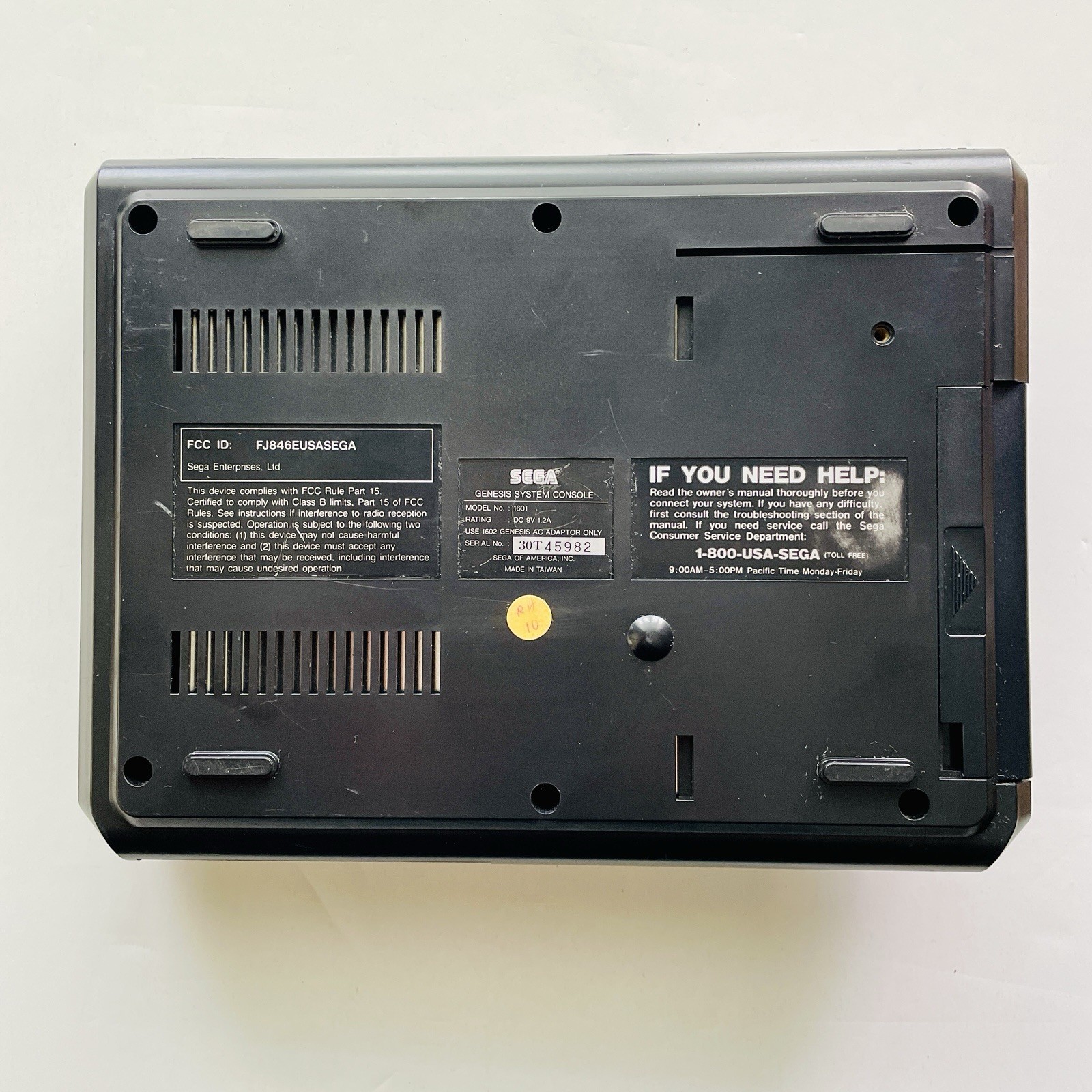 SEGA Genesis Model 1 Console 4 Game Bundle (MK-1601) Cleaned & Tested