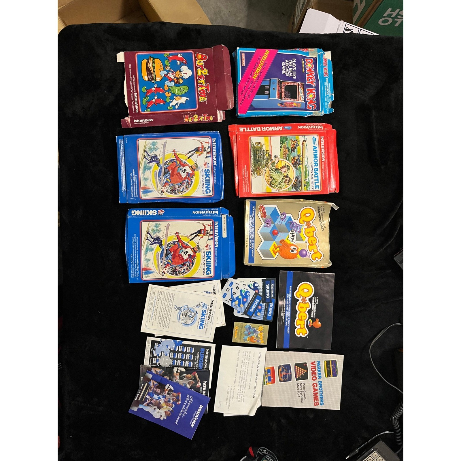 Mattel Electronics Intellivision Model 2609 Console Bundle IntelliVoice 5 Games