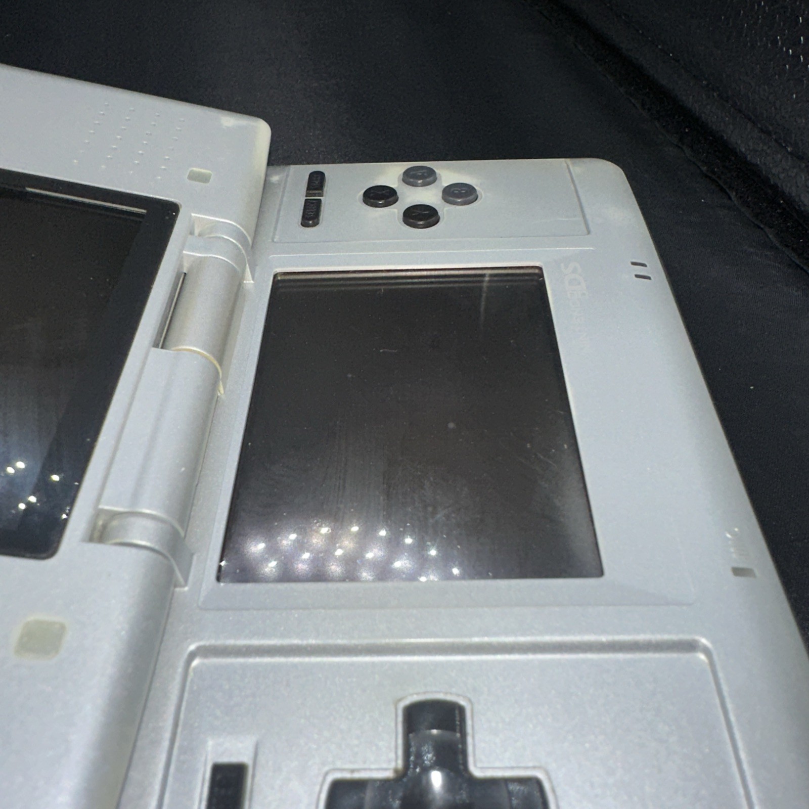 Nintendo DS Original NTR-001 (JPN) Titanium Silver Powers On Parts Or Repair