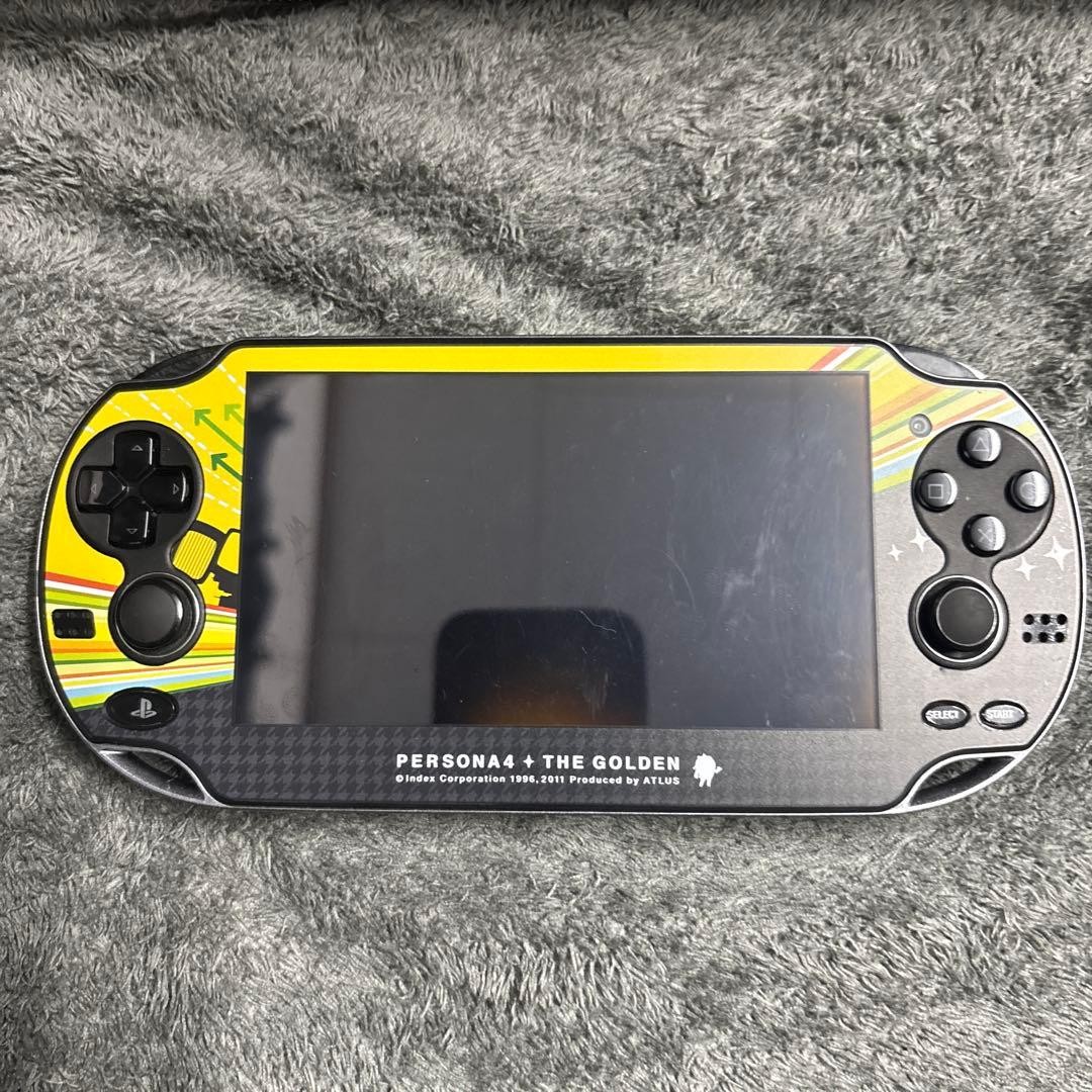 Sony PS Vita PCH-1000 Black Console w/Charging Cable Case Region Free Japan
