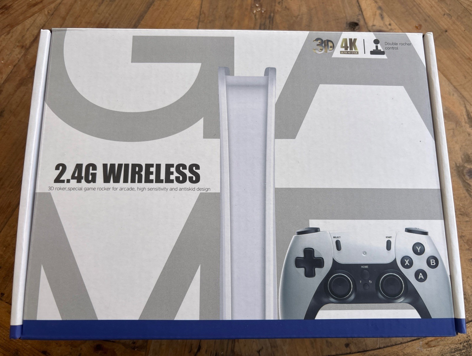 GameStick 2.4G Wireless Home Console White 3D Rocker High Sensitivity Antiskid
