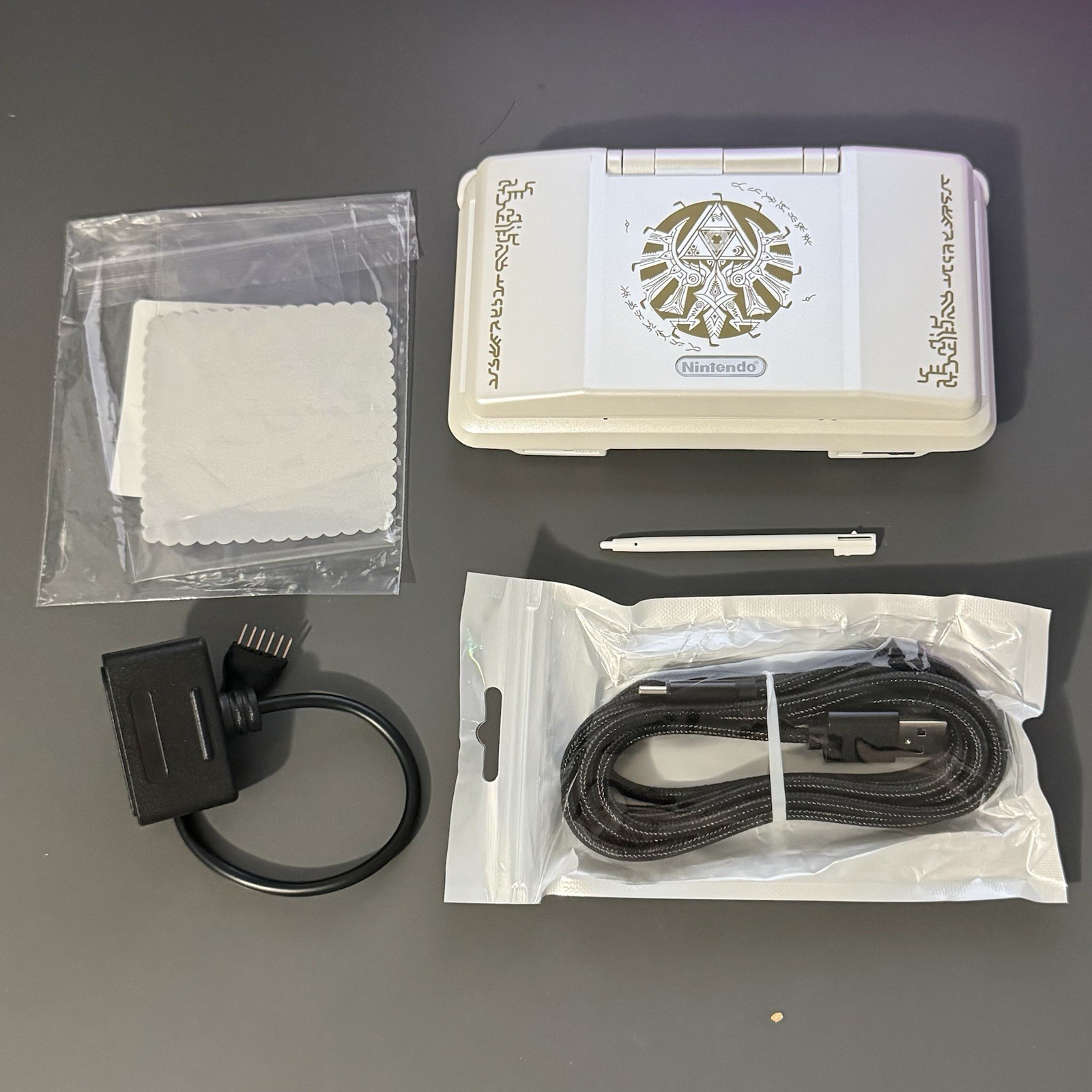Custom DS Loopy Capture Card USB C/ Controller Board Zelda Hyrule Crest White