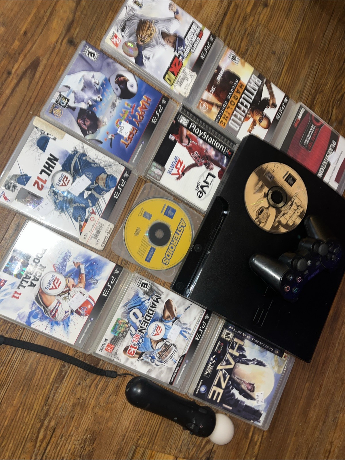 Sony PlayStation 3 Slim PS3 Bundle 11 Games & 1 Controller
