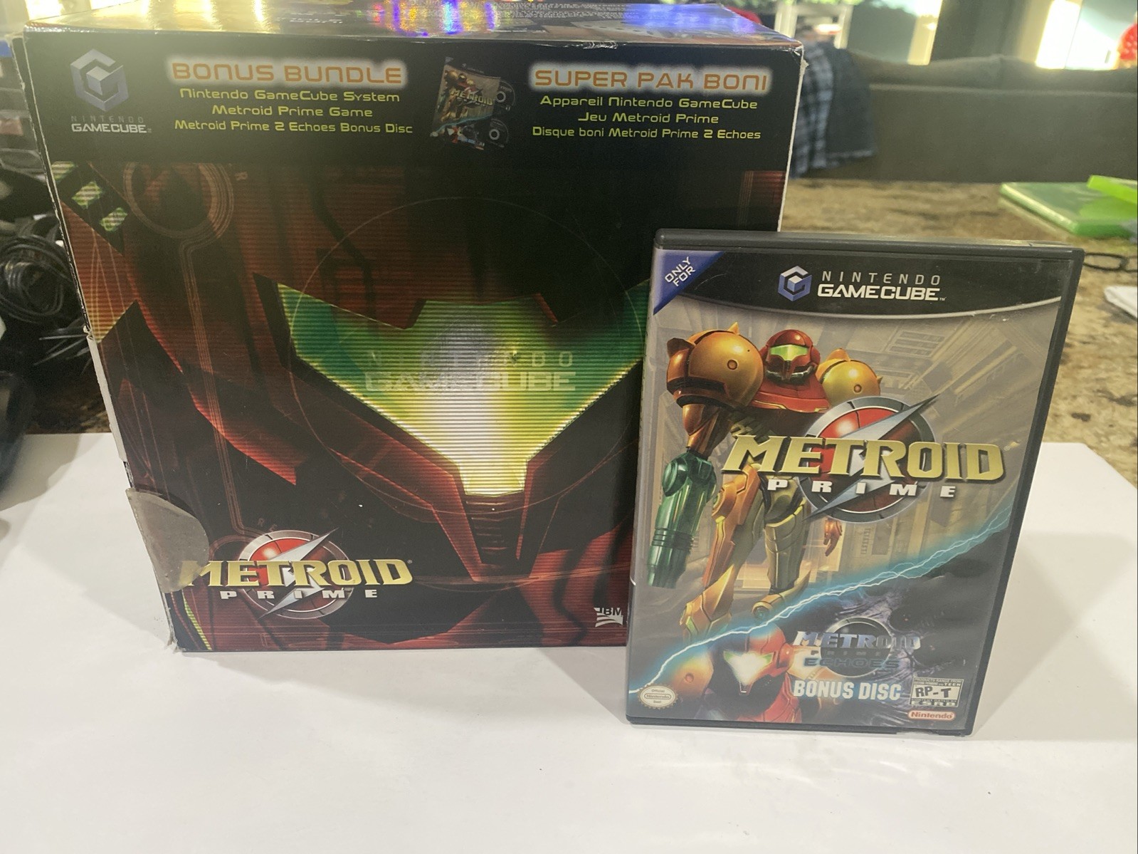 Platinum Metroid Prime Bundle Nintendo GameCube CIB Complete In Box Console