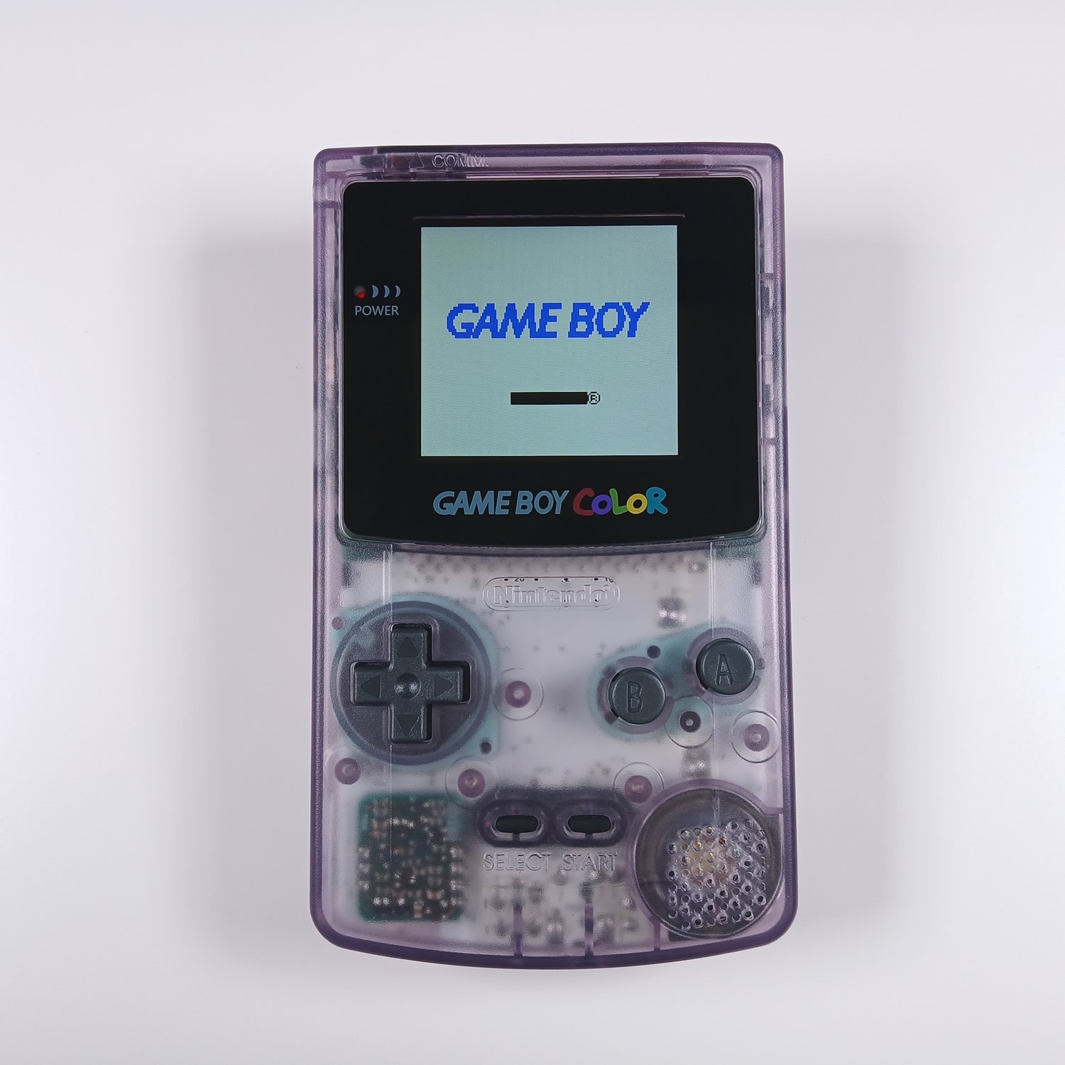 Nintendo Game Boy Color Console Clear Atomic Purple – Professionally Refurbished