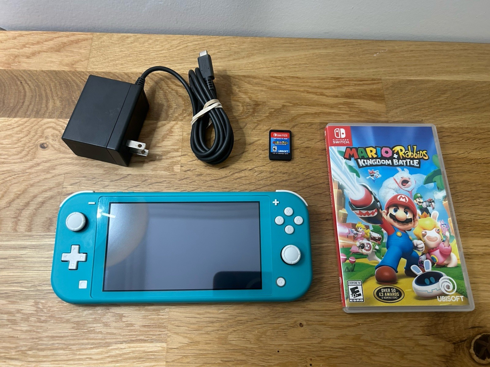 Nintendo Switch Lite Handheld Game Console Only HDH-001 Turquoise Mario Rabbids