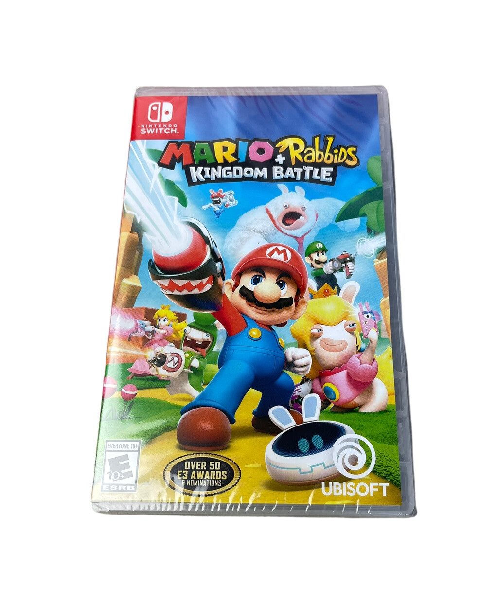 Nintendo Switch Mario Red Blue Edition Console & Mario + Rabbids Kingdom Battle