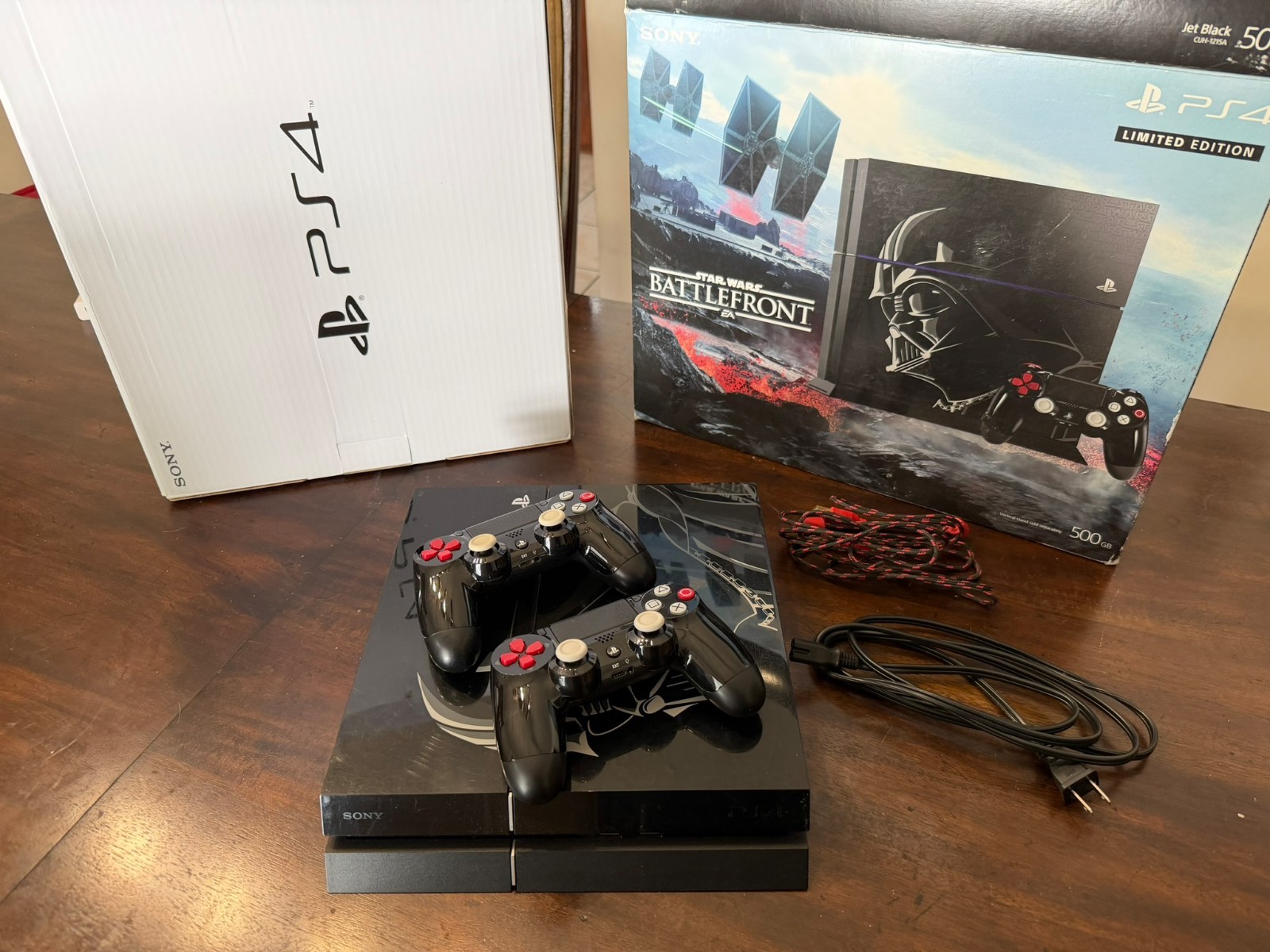 Sony PS4 500GB Darth Vader Limited Edition Console + 2 Controllers