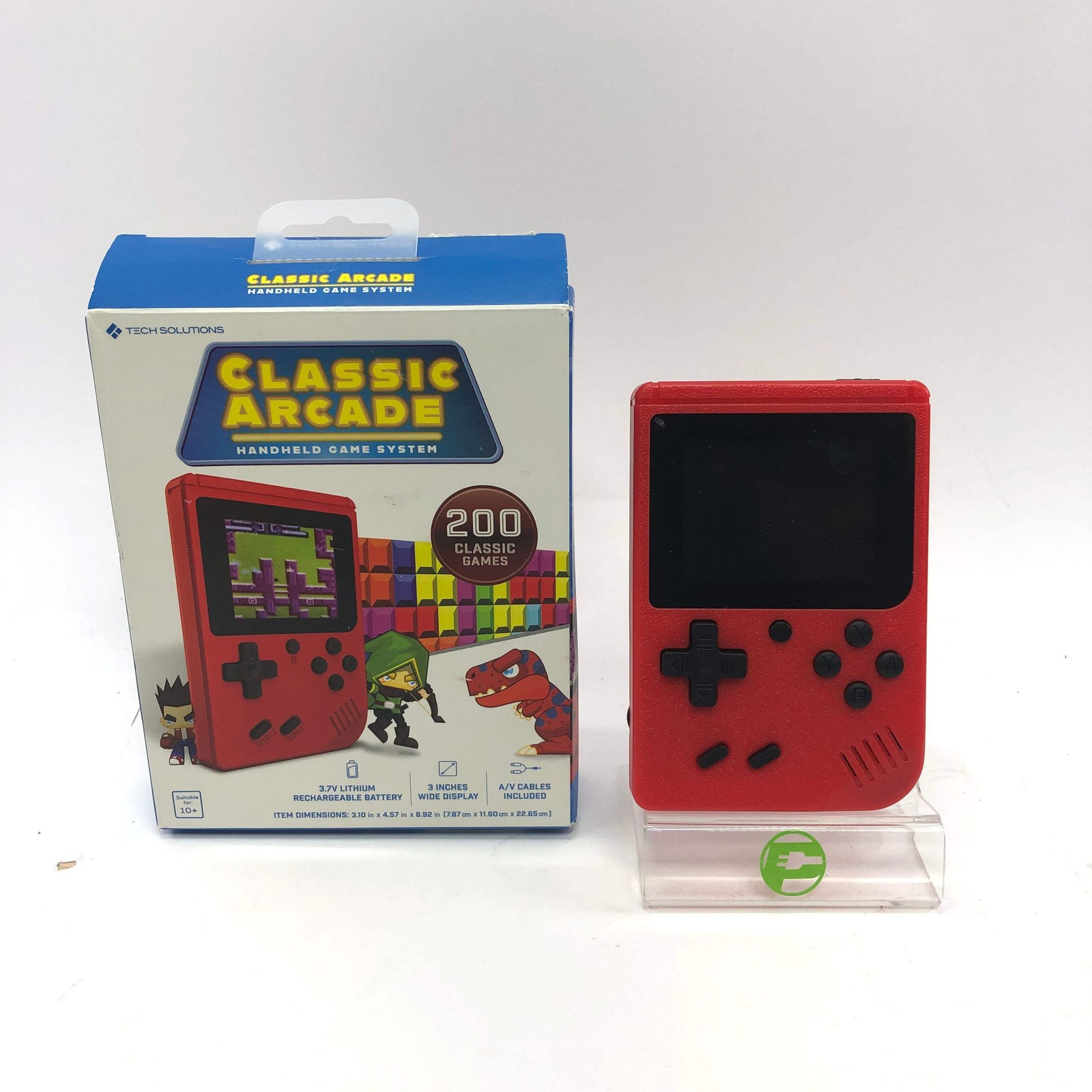 Tech Solutions Classic Arcade Handheld Game System TS-PGC01-600