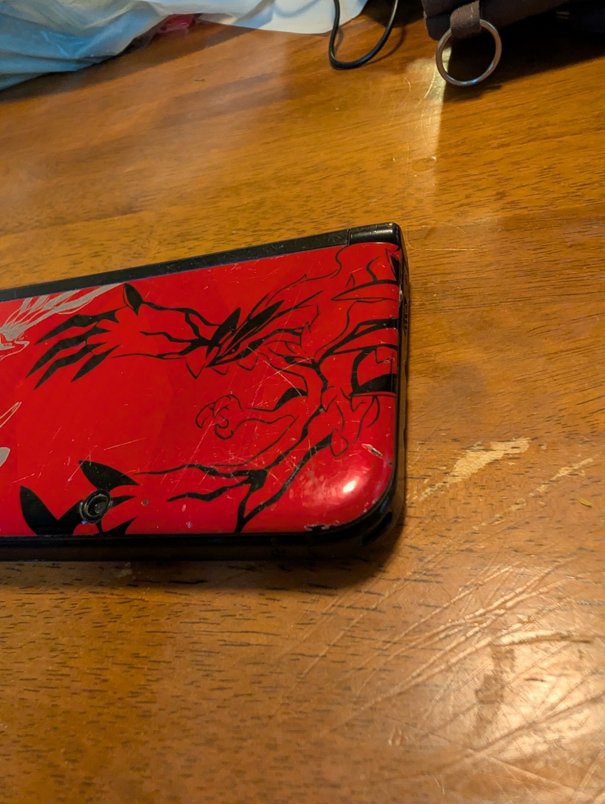 Nintendo 3DS XL Pokemon Limited Edition Red/Black NO STYLUS
