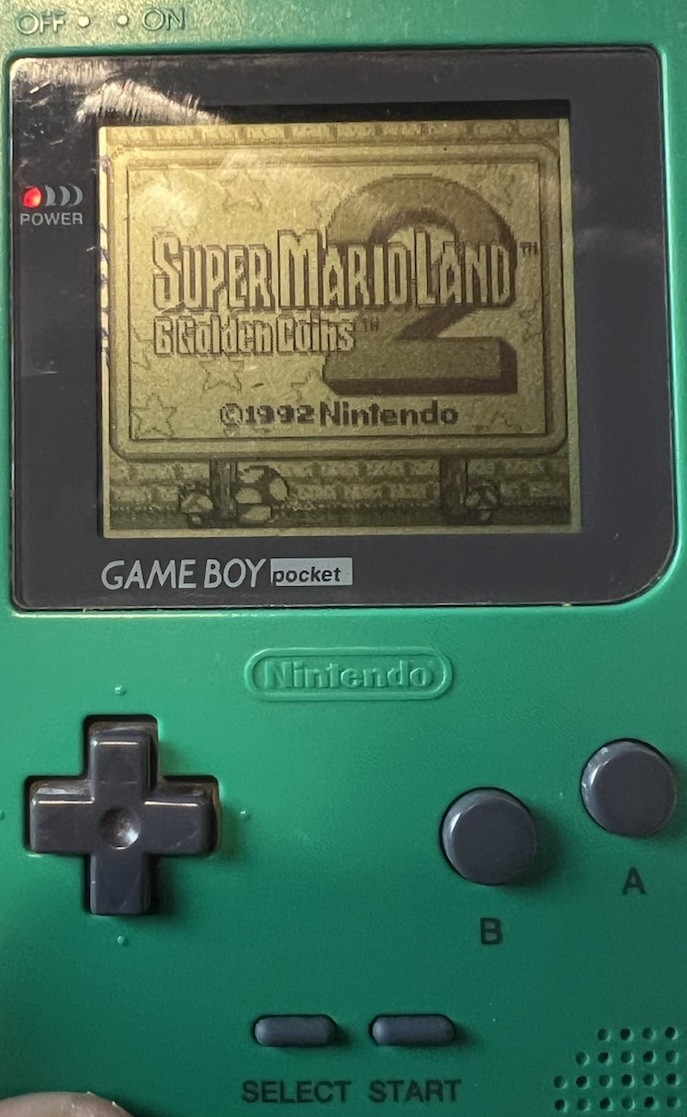 Nintendo Game Boy Pocket With 10 Games! All Tested & Working. MGB-001 – Green