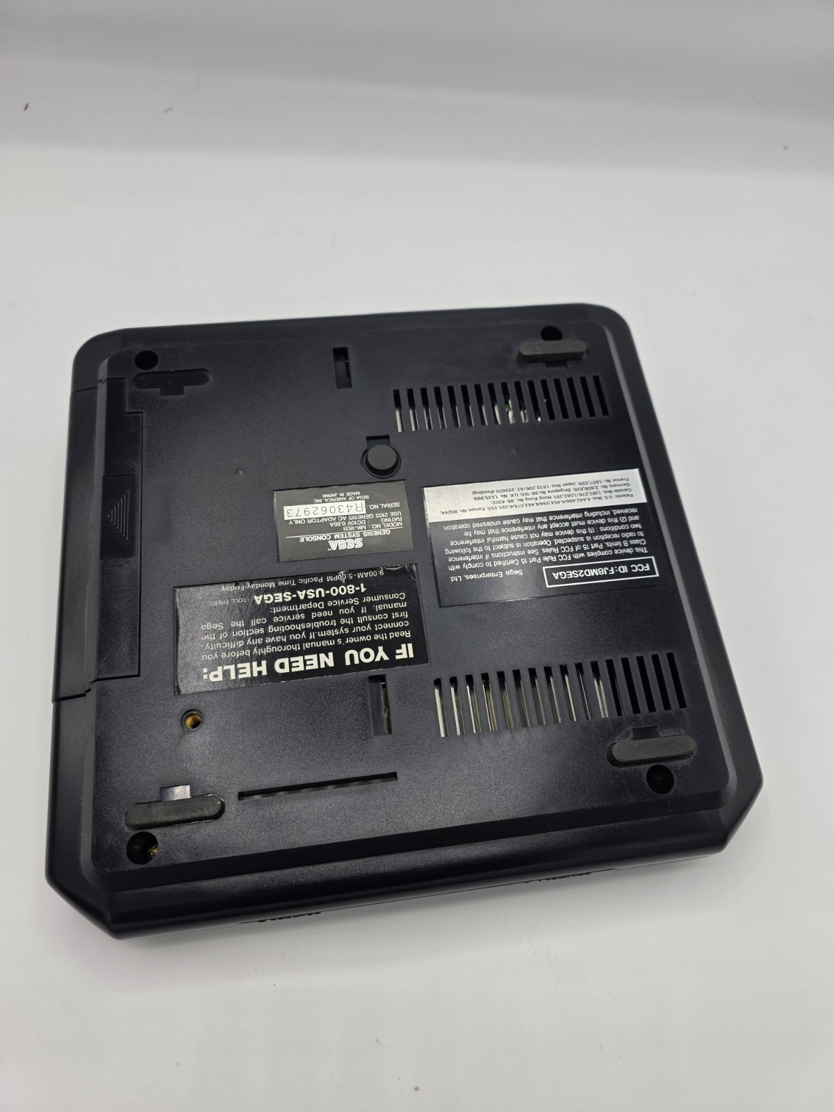 Sega Genesis Model 2 3bp Triple Bypass Mod Full Recap Blue LED Console Only VA3