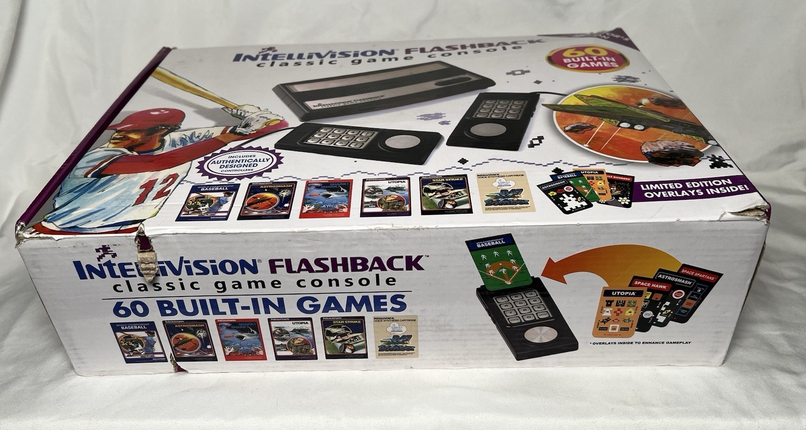 INTELLIVISION Flashback Classic Game Console With 60 Built-in Games Collectors