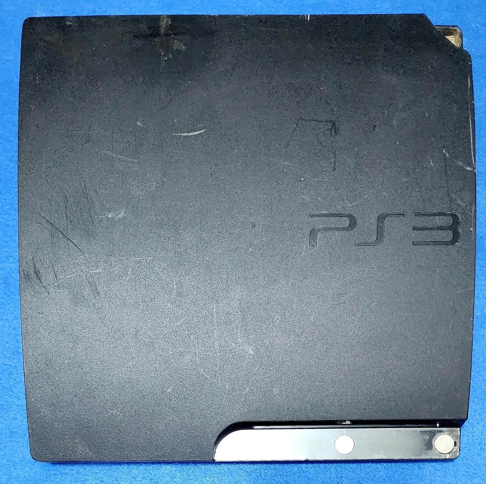 Sony PlayStation 3 Slim 120GB Console – Black Cech-2001a For Parts Or Repair