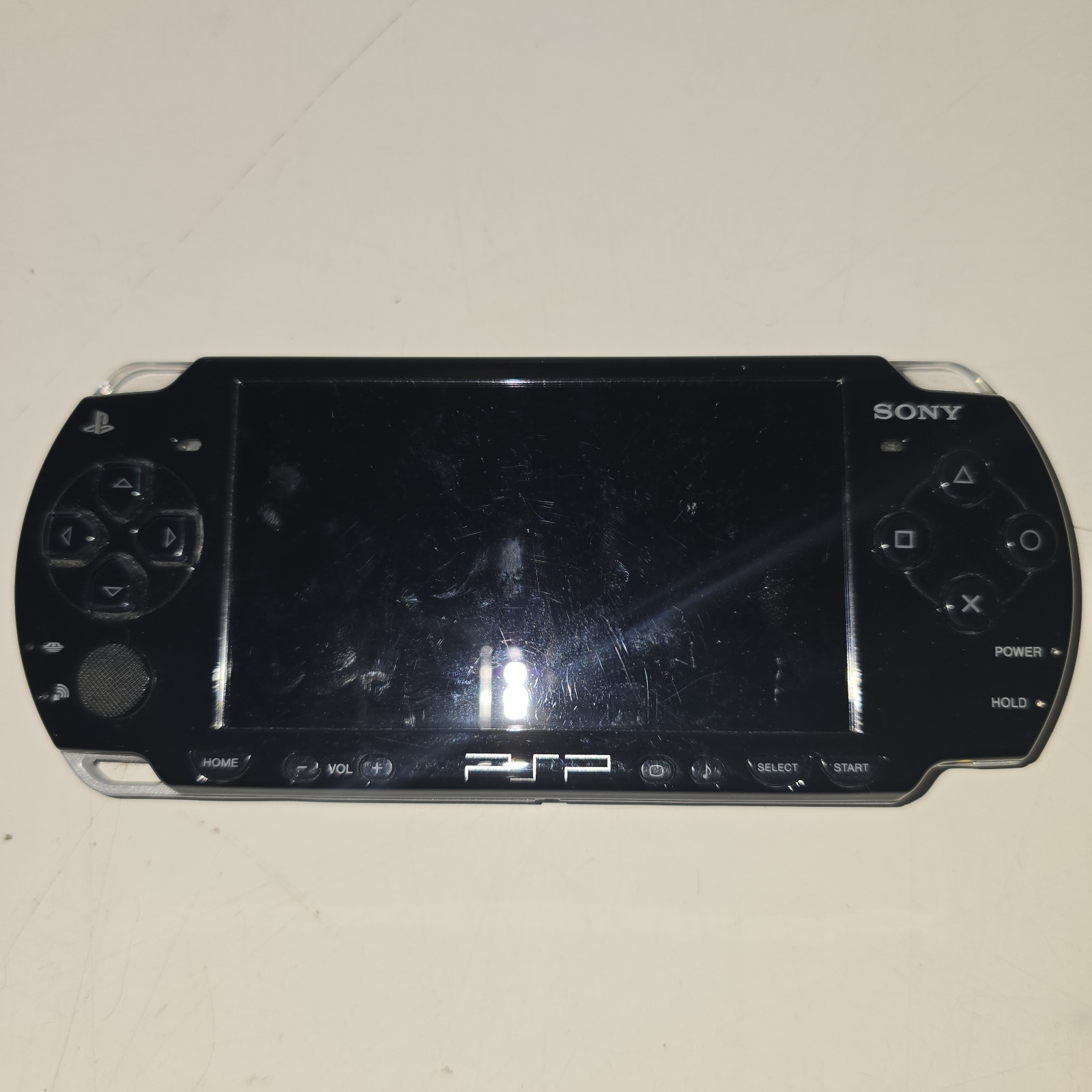 Sony PSP 2001 Black Needs Battery And Cover Game Case 1 Game No Power Cable