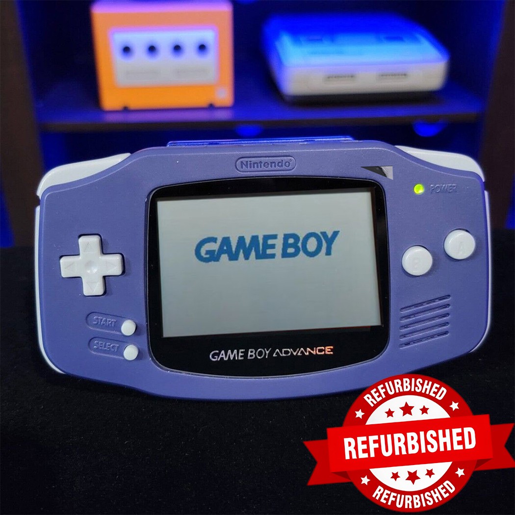 Nintendo Game Boy Advance Console System Cleaned Tested New Indigo CaseRenewed O