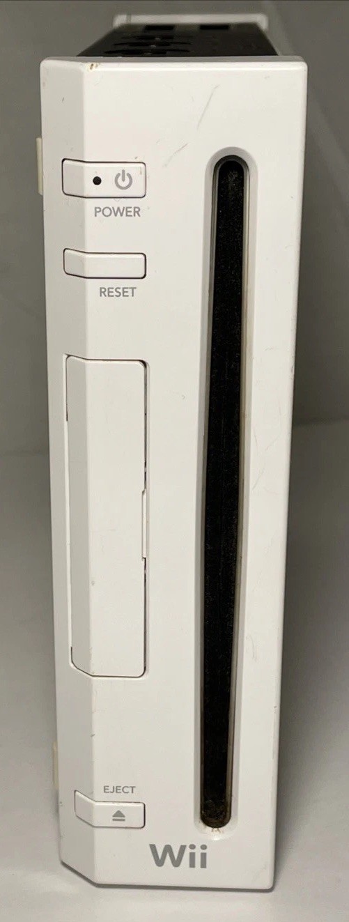 Wii Console RVL-001 GameCube Compatible – W/ Power Cord, Sensor, And A/V Cable