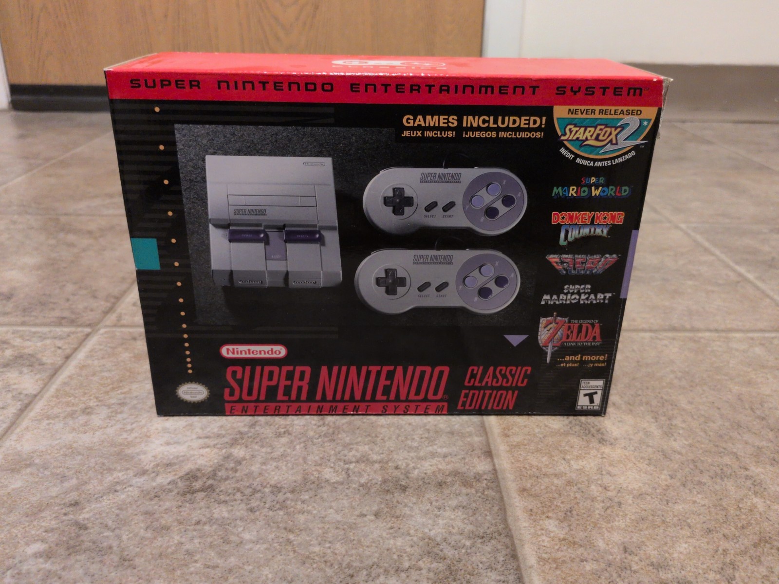Super Nintendo Classic Mini console Entertainment System 21 Games Preloaded