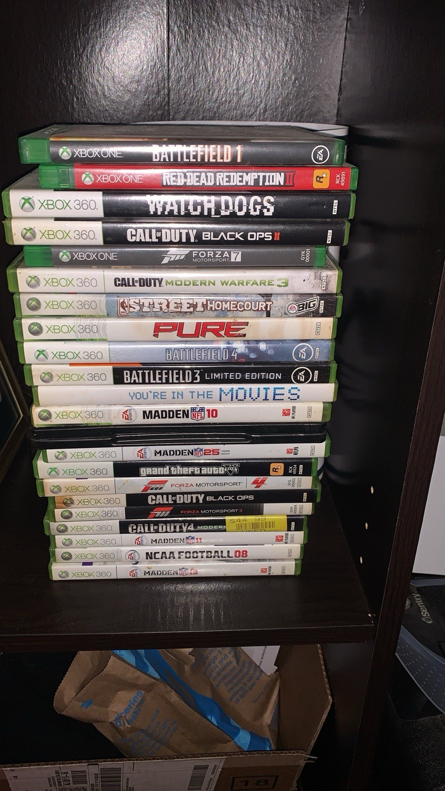 Microsoft Xbox One S, Razer Kraken Headset, Controller, And A Ton Of Games