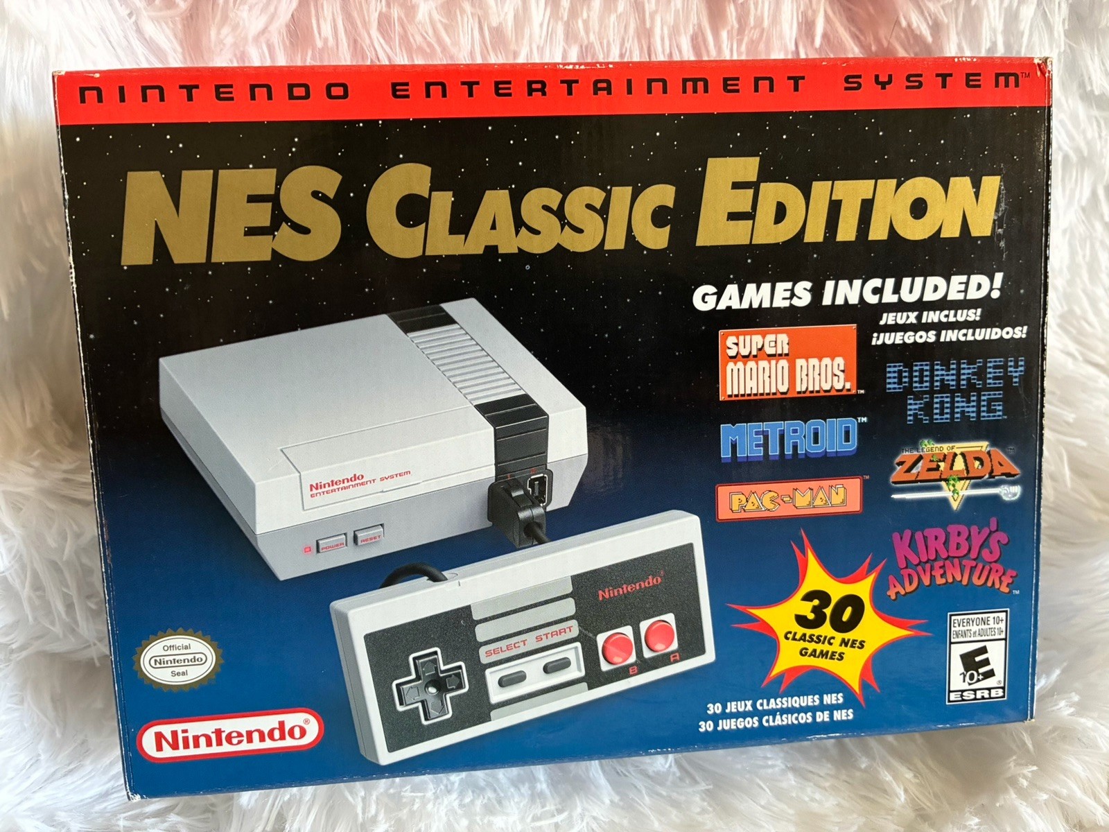 Authentic NES Classic Edition Console – 100 Games- Complete w/ extra controller