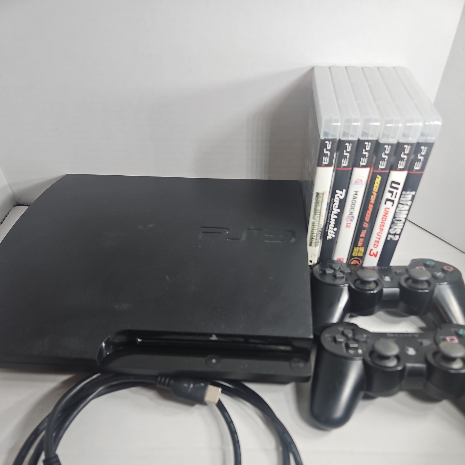Sony PlayStation 3 PS3 Console Slim 160GB CECH-3001A FOR PARTS AS IS FOR REPAIR