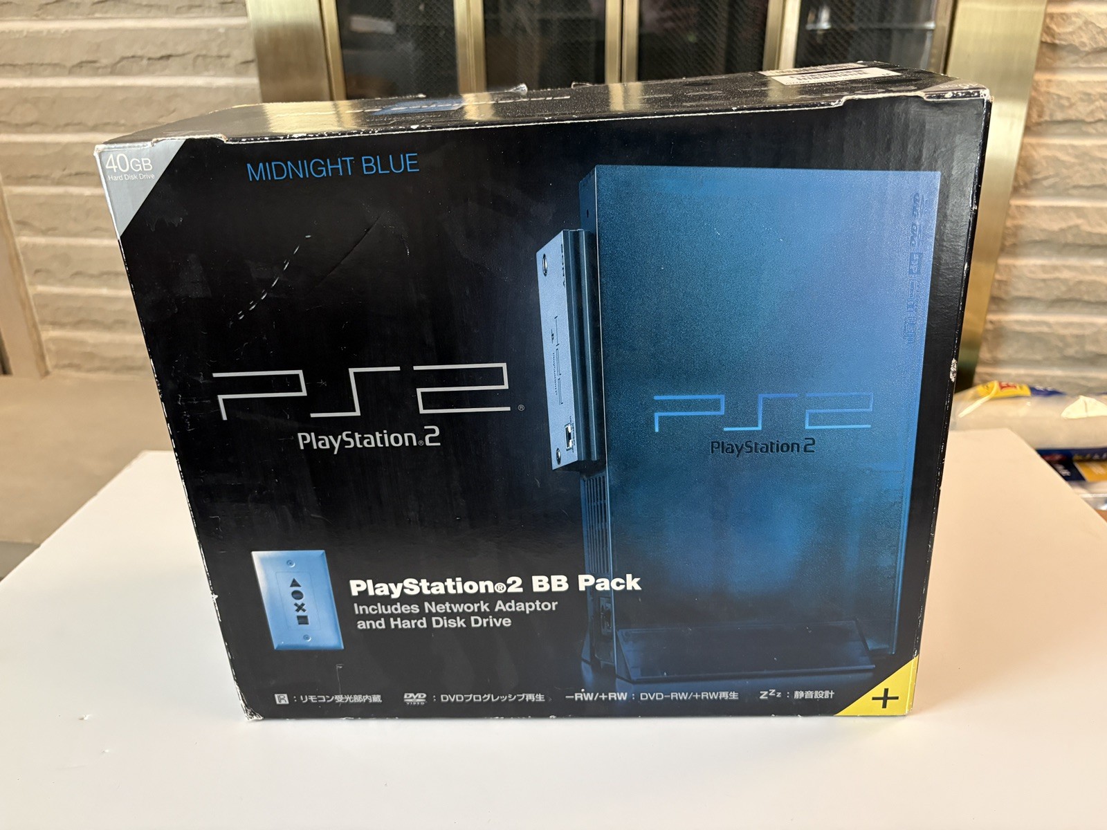 Playstation 2 Midnight Blue BB Pack Console Japan PS2 COMPLETE IN BOX