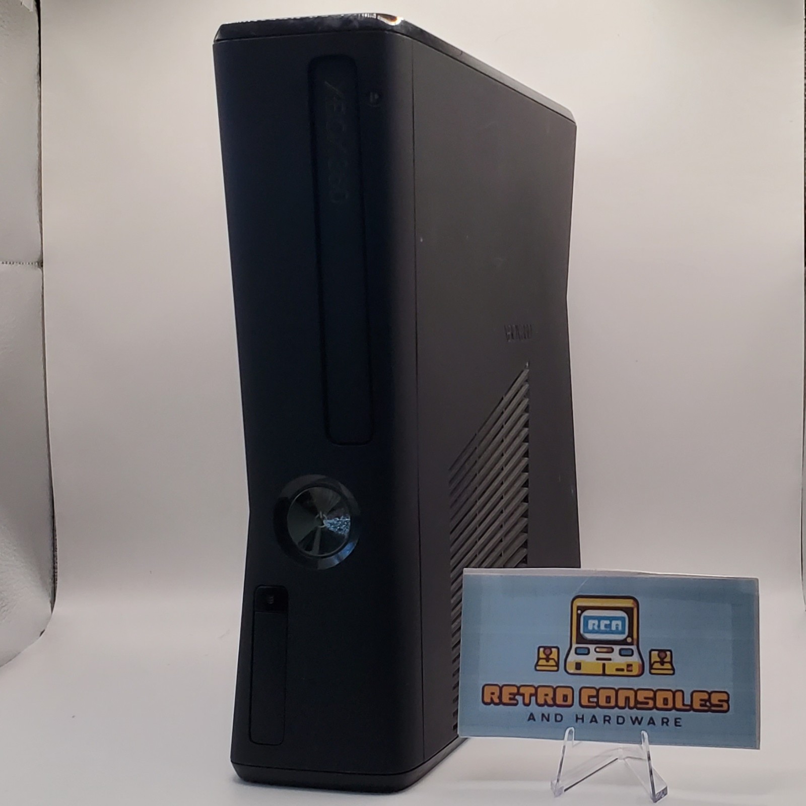 Xbox 360 S Slim (1439) (Console ONLY) Matte Black: Thoroughly cleaned and Tested