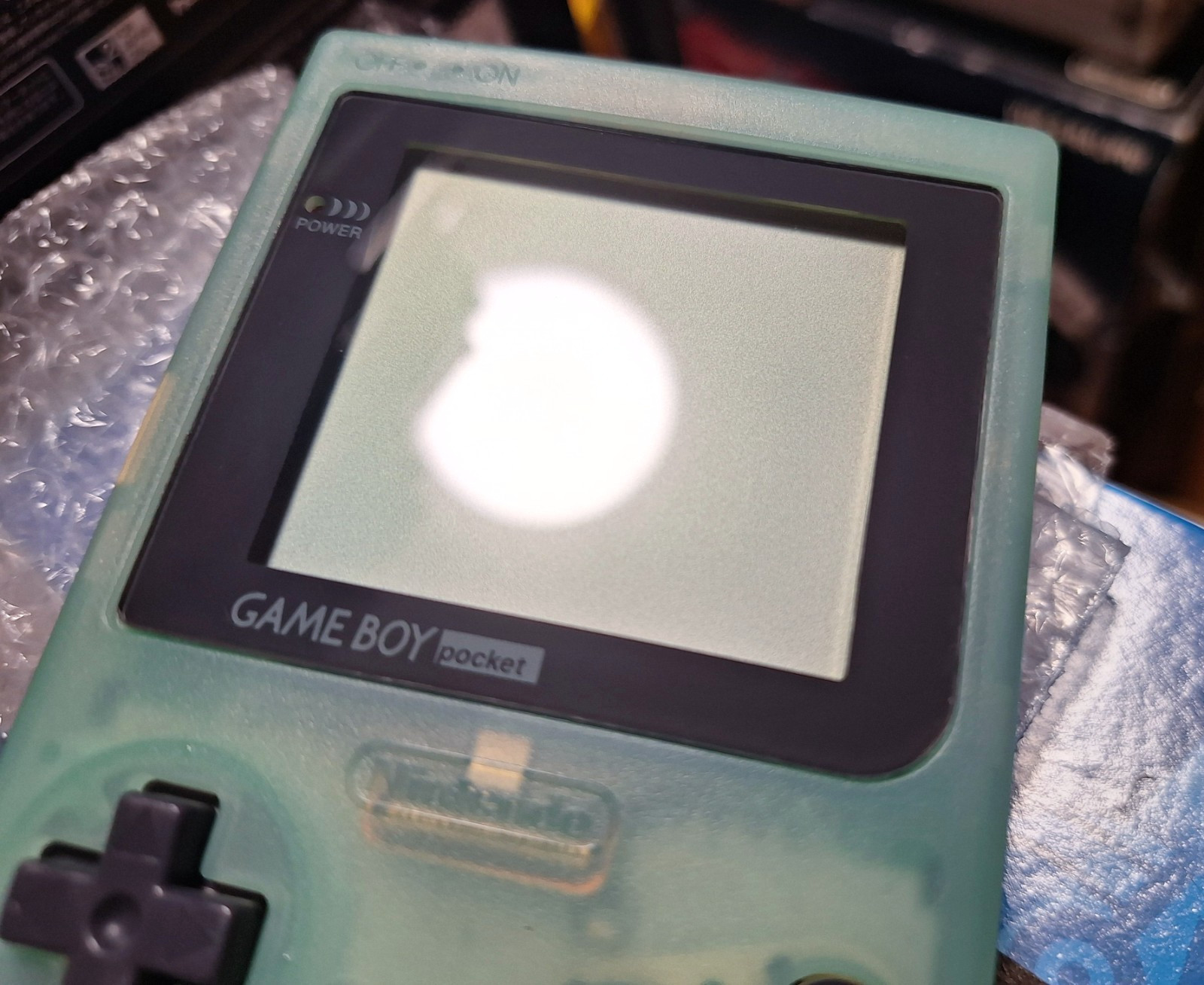 Gameboy Pocket Ice Blue Console *SUPER MINT – HOLY GRAIL* Authentic from Japan