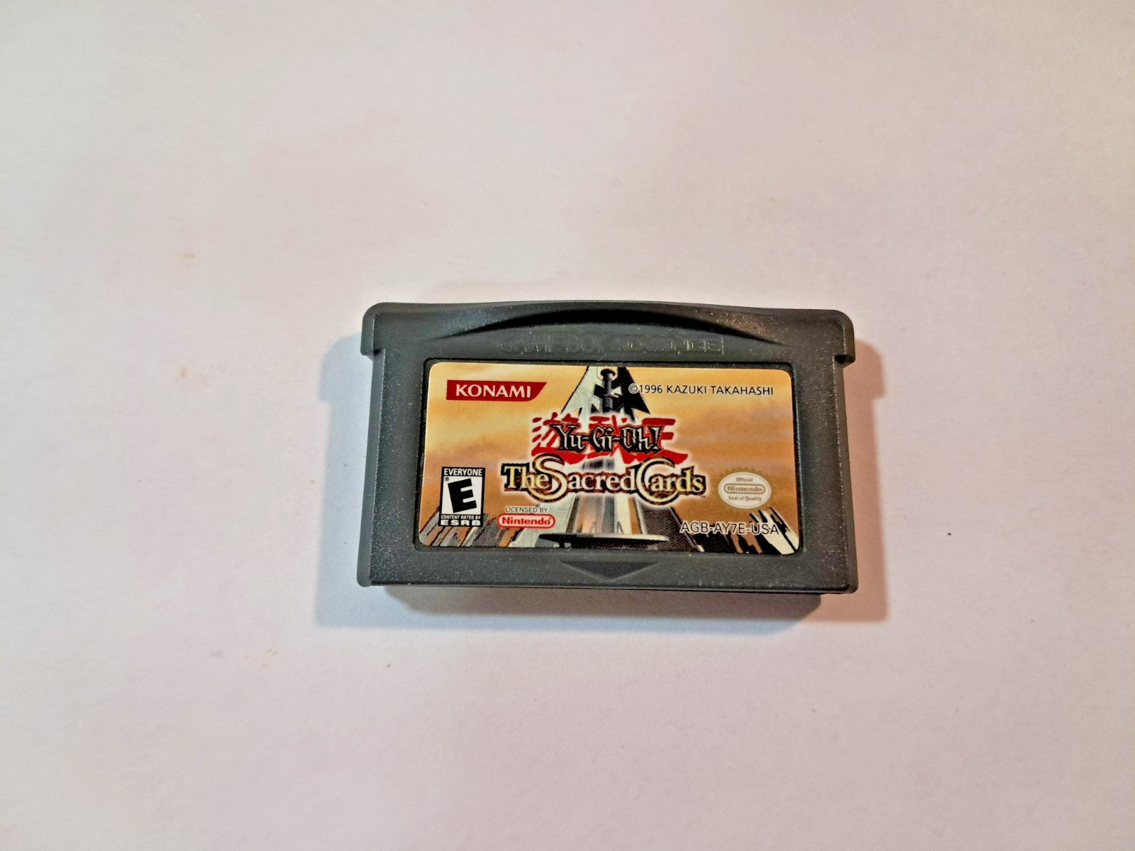 Working Nintendo Game Boy Advance GBA – Clear Glacier – w/ game included