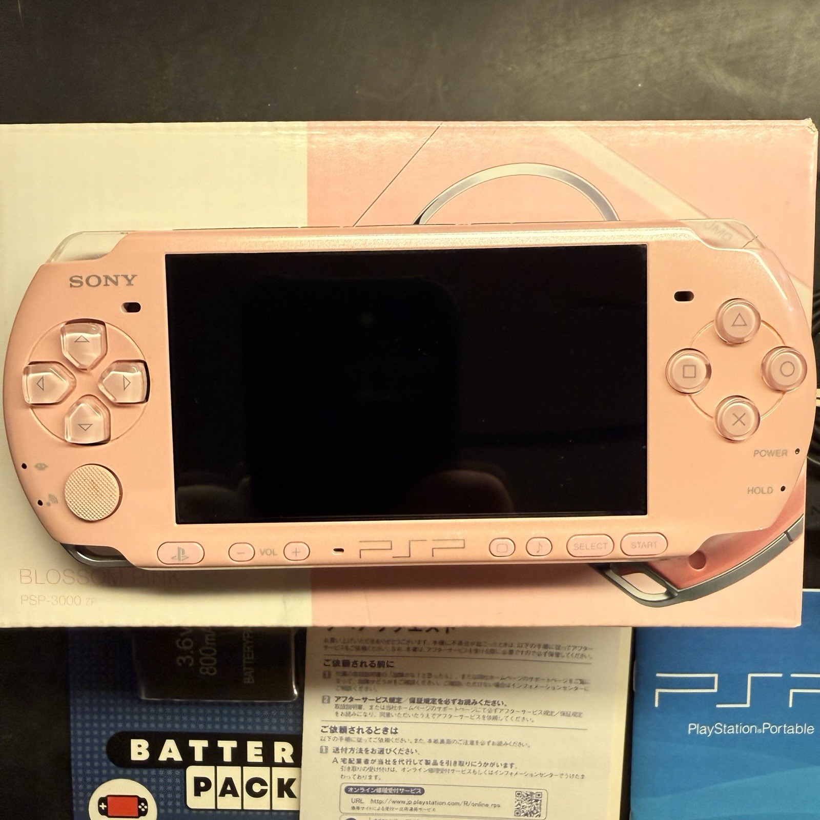 SONY PSP Playstation Portable Console Blossom Pink PSP-3000 ZP Japan Import New