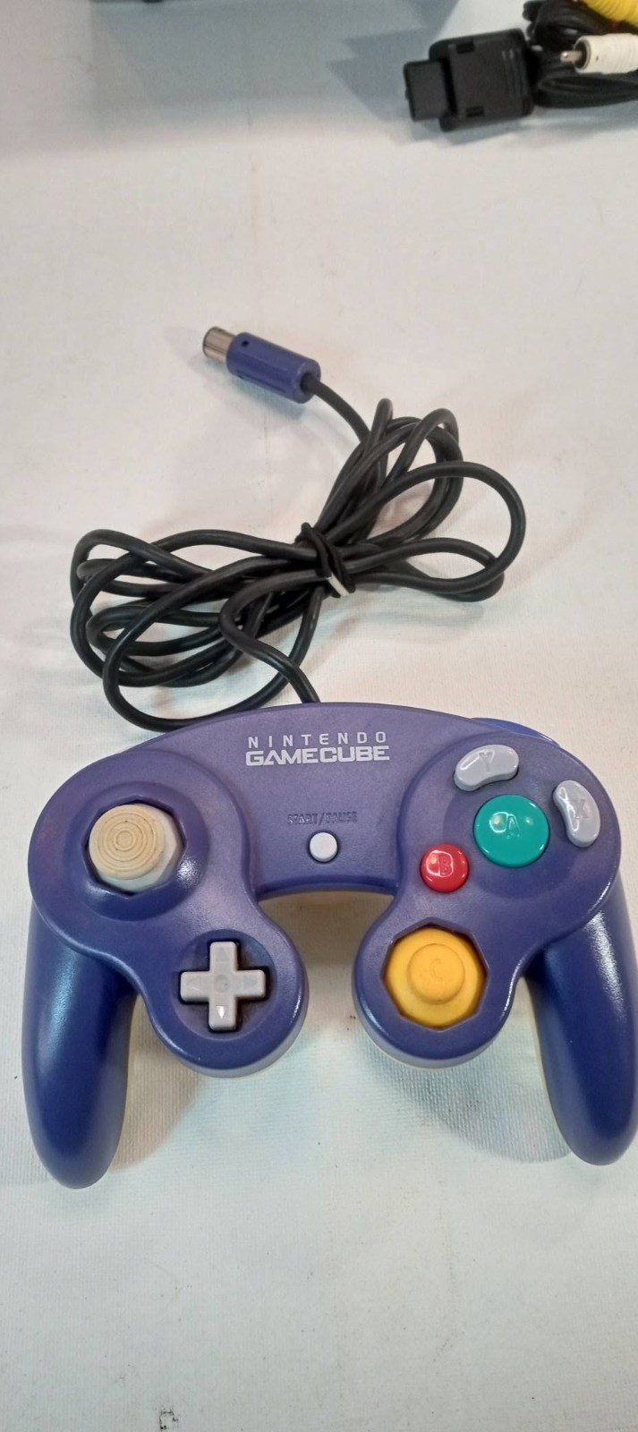 Nintendo GameCube Platinum Console – Silver dol-101 tested works controller/game