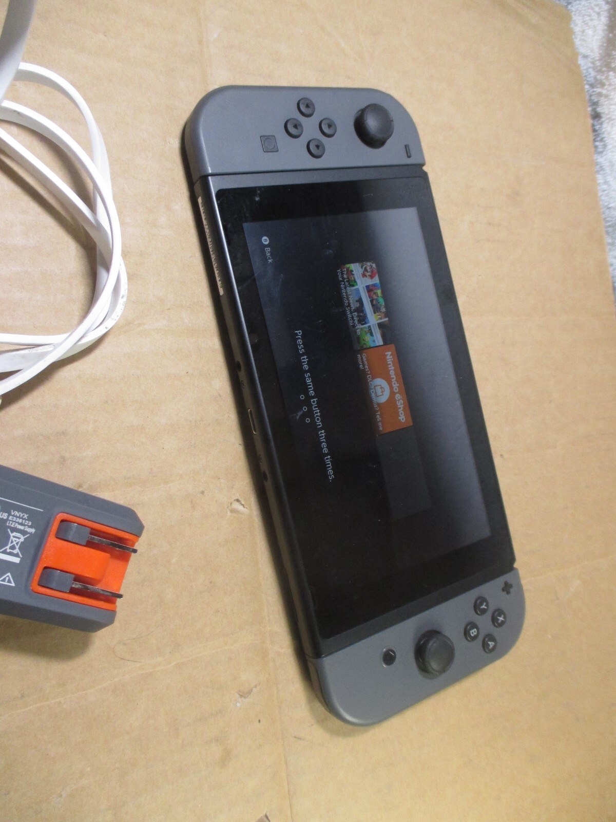 Nintendo Switch Bundle SEE PHOTOS, case, xkw500567xxxxx, with cord, no dock