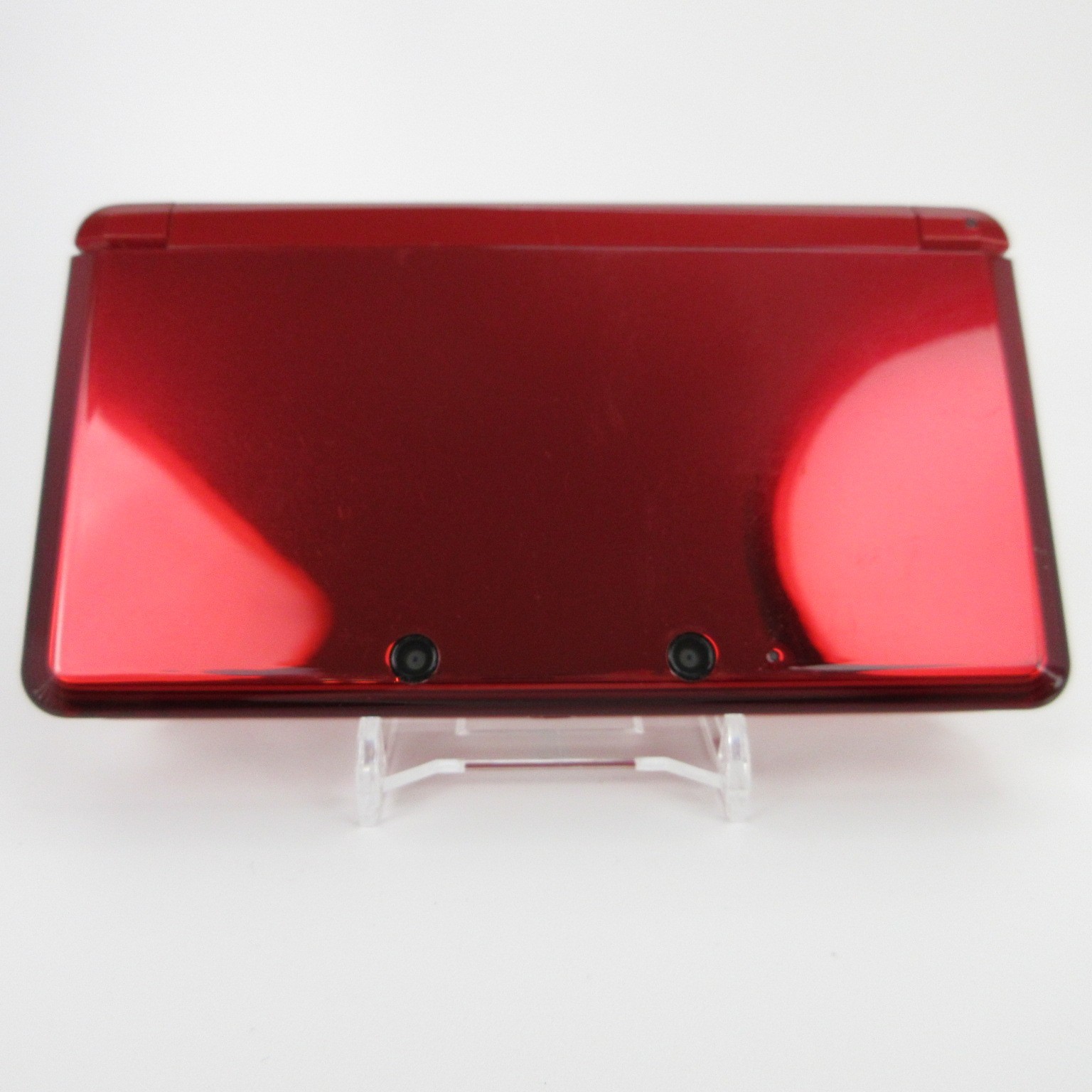 【Very Good】Nintendo 3DS Flare Red Console Box Charger Japanese Edition #Den0816
