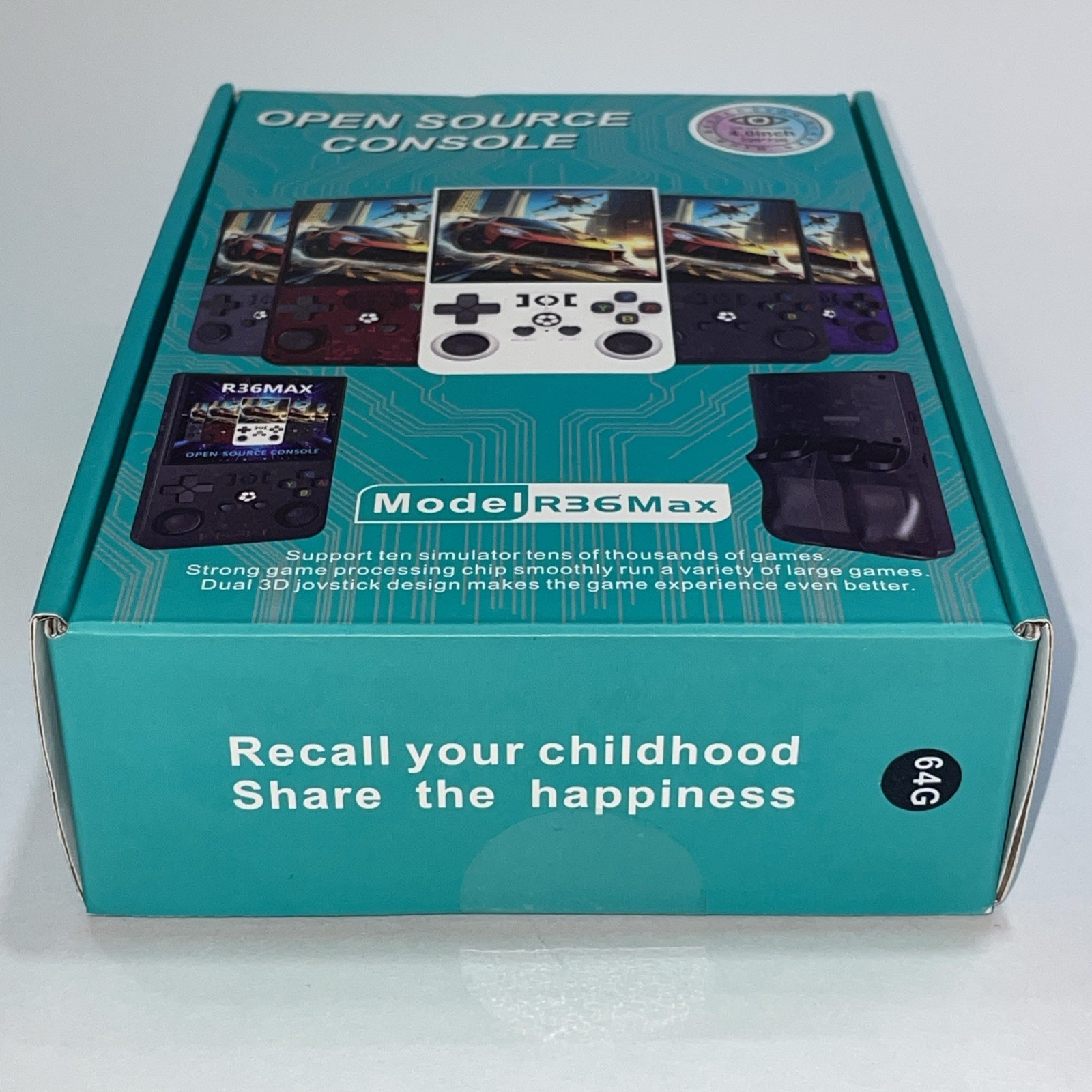 R36 Max Handheld Retro Game Console 4″ IPS Screen 64GB Open Source Emulator New