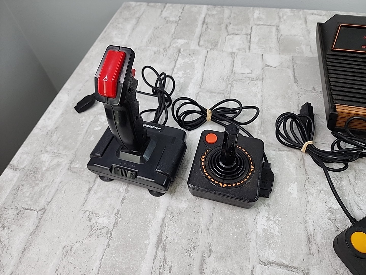 Atari CX-2600A Wood Grain Console 23 Games Power Cord Controllers *Parts/Repair*