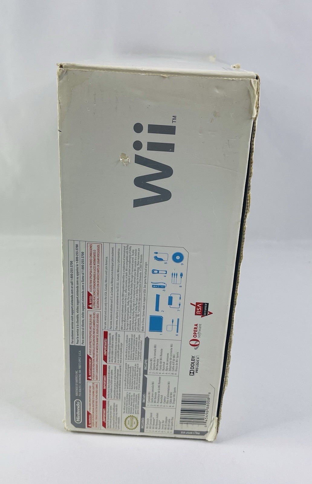 Nintendo Wii Console Complete In Box with Wii Sports Bundle – White Tested