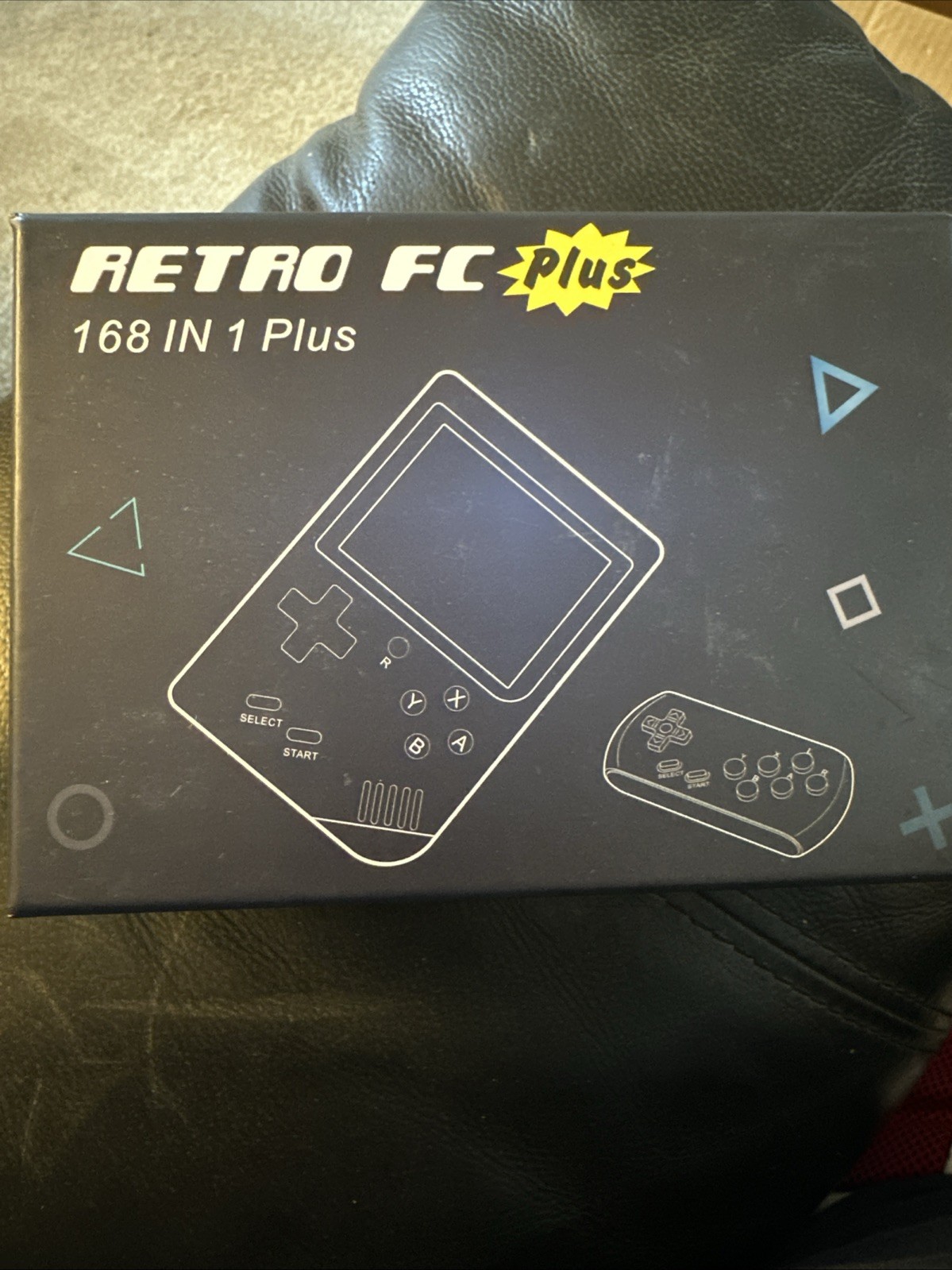 Retro FC Plus 168 in 1 Handheld Game Console (Black Color)