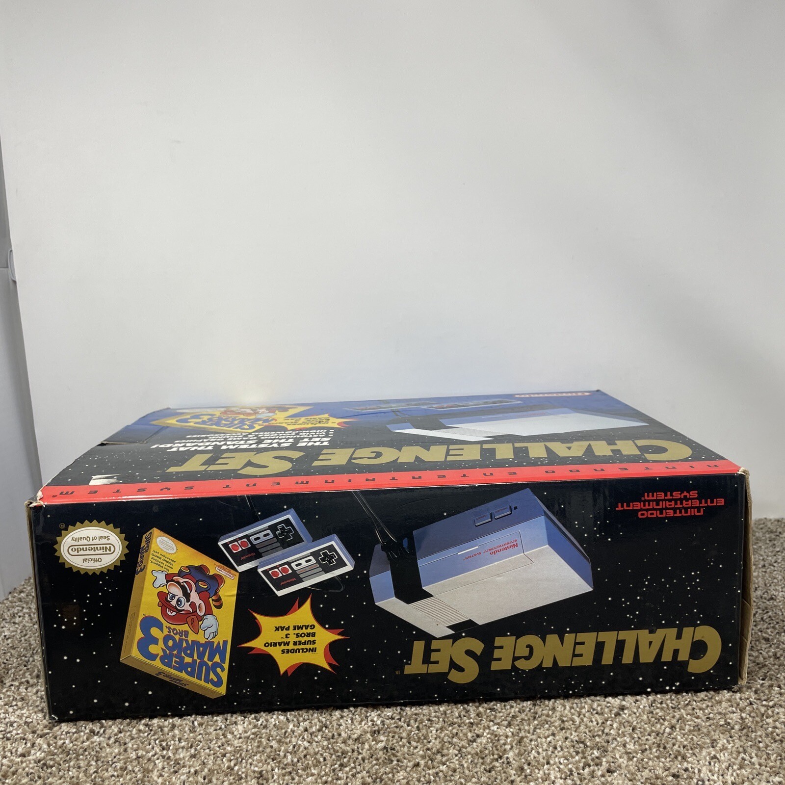 Nintendo NES Challenge Set SUPER Mario 3 Entertainment System CIB NO GAME