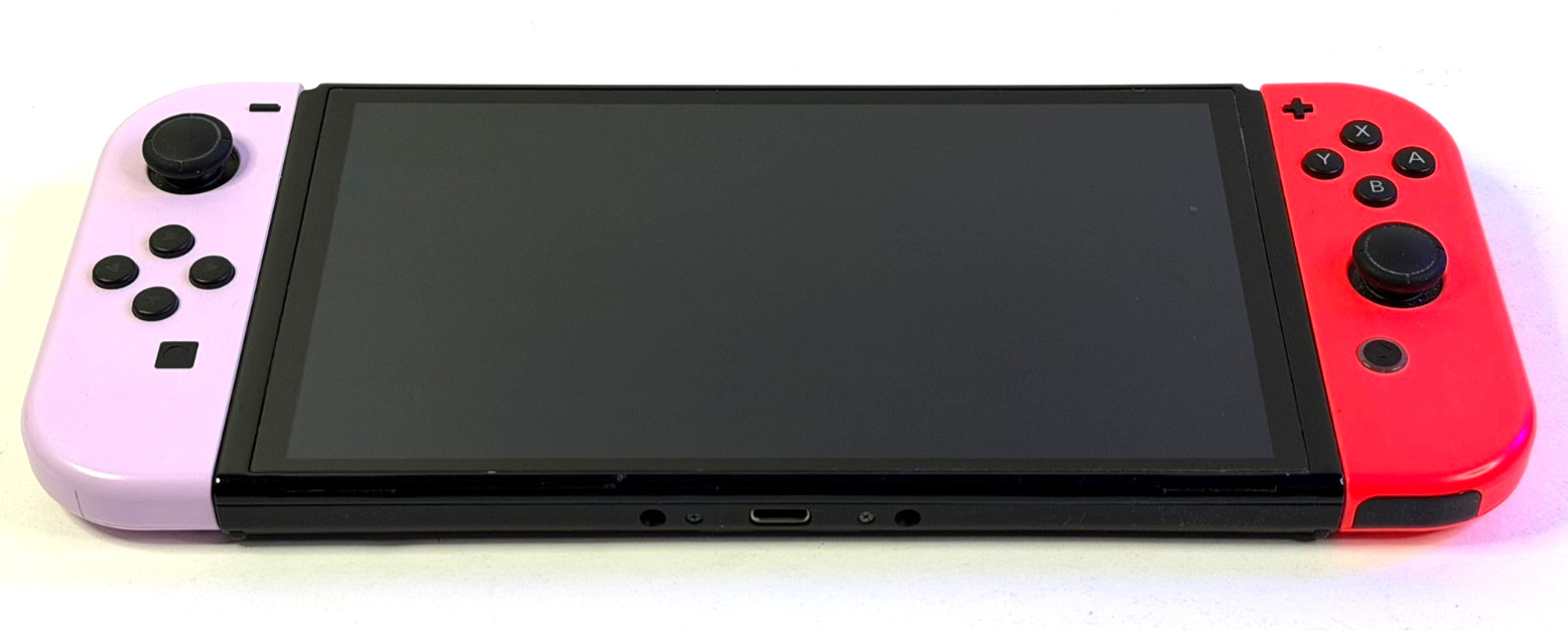 Nintendo Switch OLED HEG-001 Handheld + Split Pad Pro + 256GB MicroSD + Game