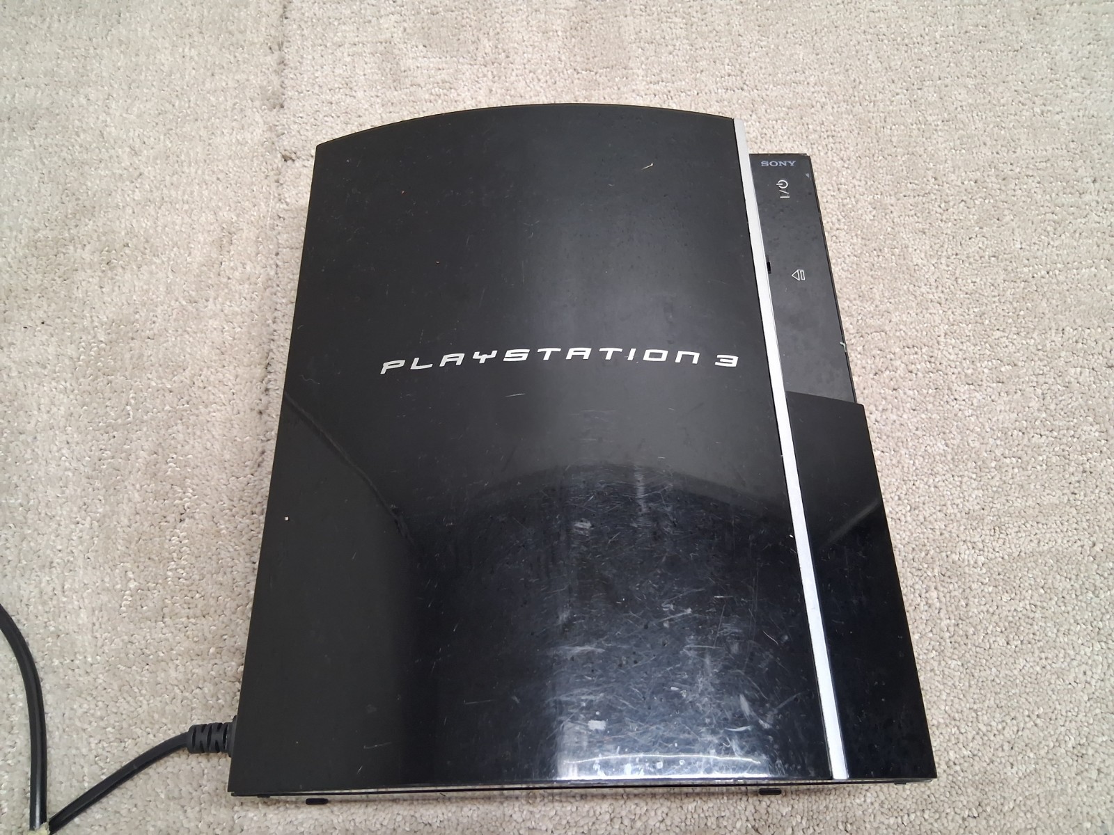 Sony Playstation 3 CECHK01 August 2008 Black 80 GB No Cables