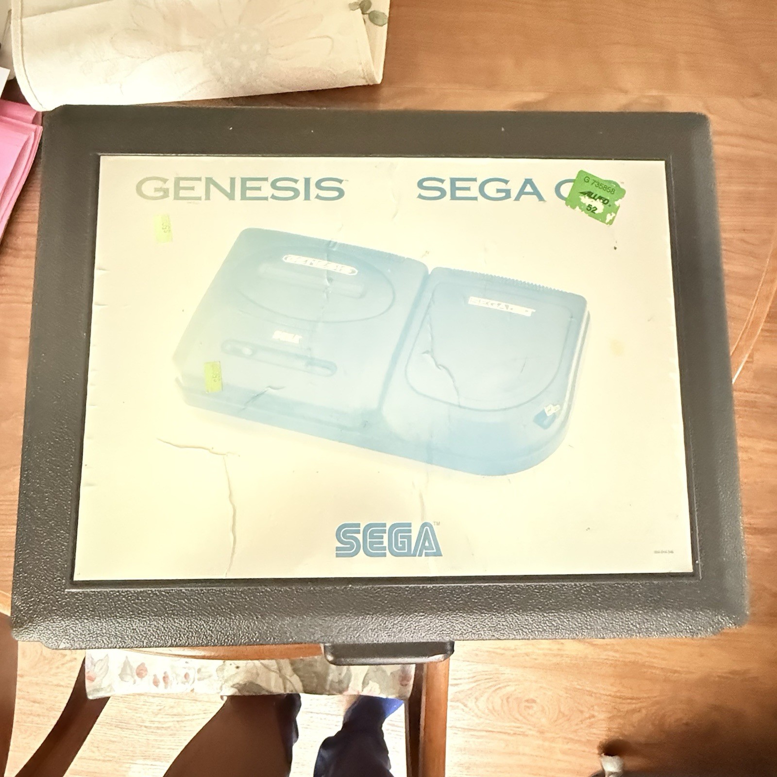 Sega CD And Genesis 2 Dual Console With Controllers Cords Rental Case Very RARE