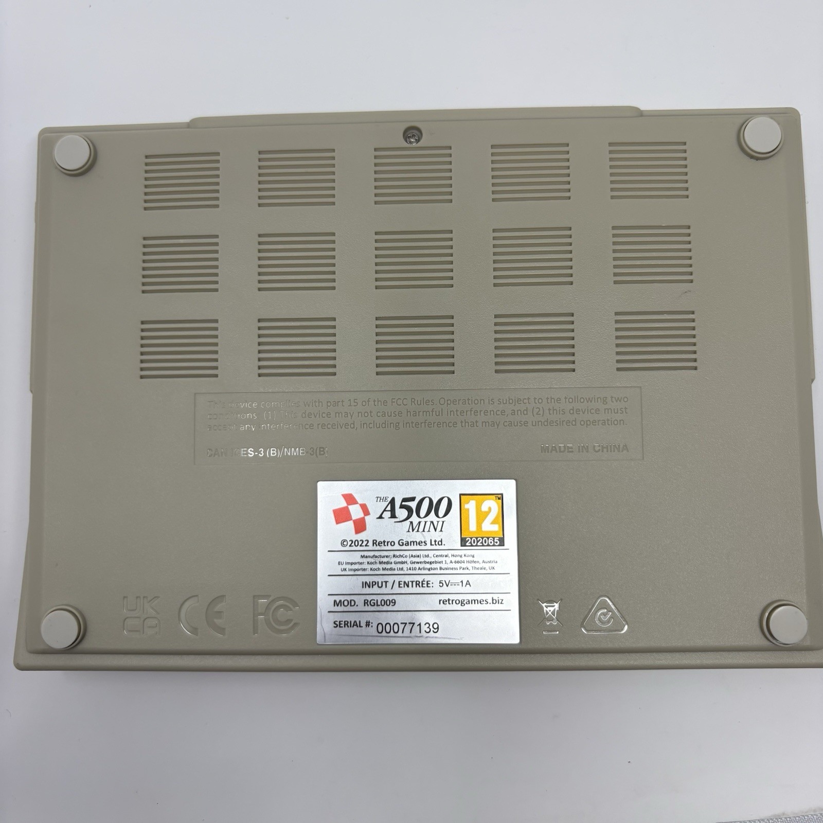 Amiga 500 The A500 Mini 25 Retro Games HDMI Console Edition 2022 Collectible USB