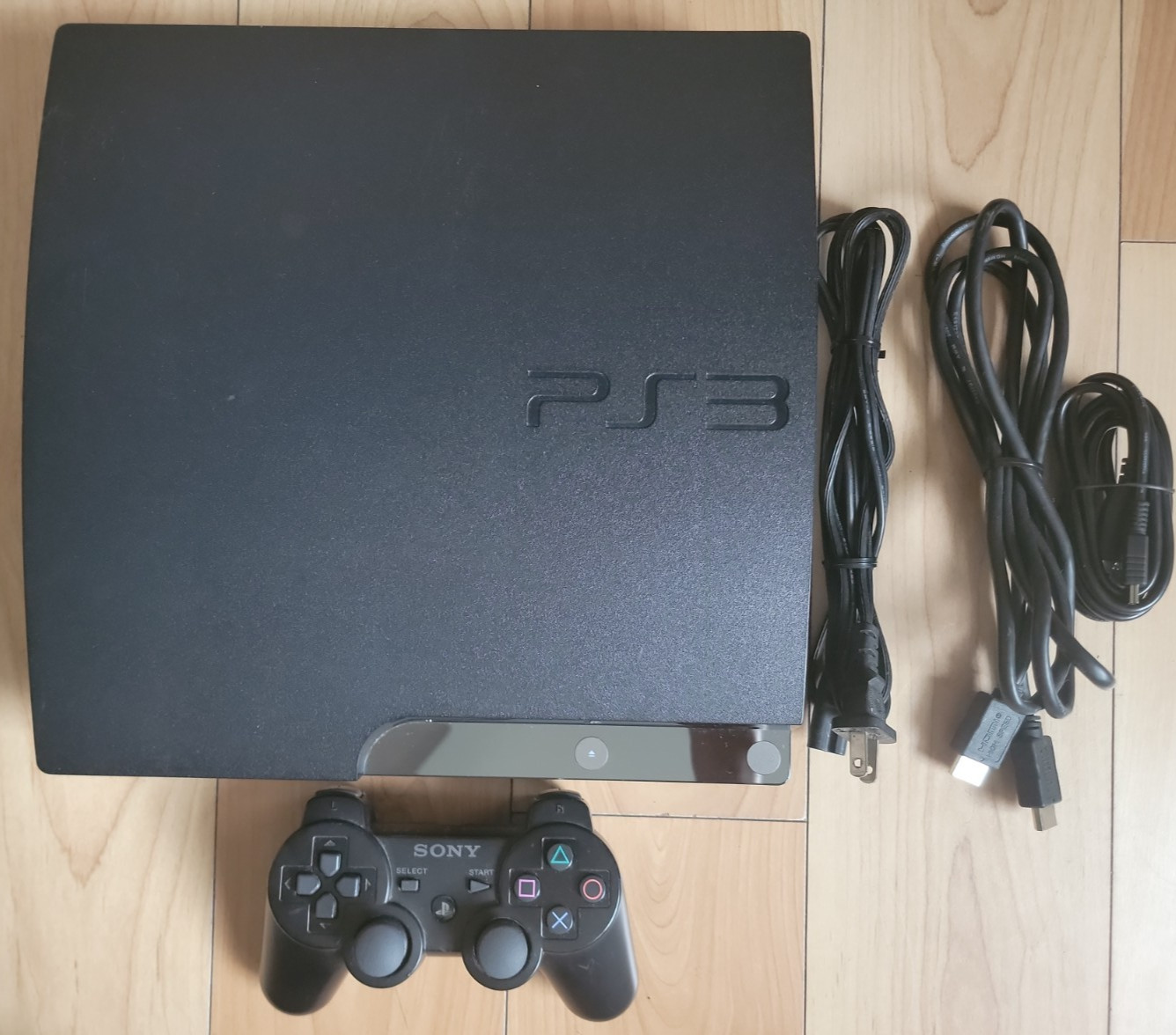 Playstation PS3 Slim Console 320GB CECH-2501B W/ Controller HDMI USB – TESTED