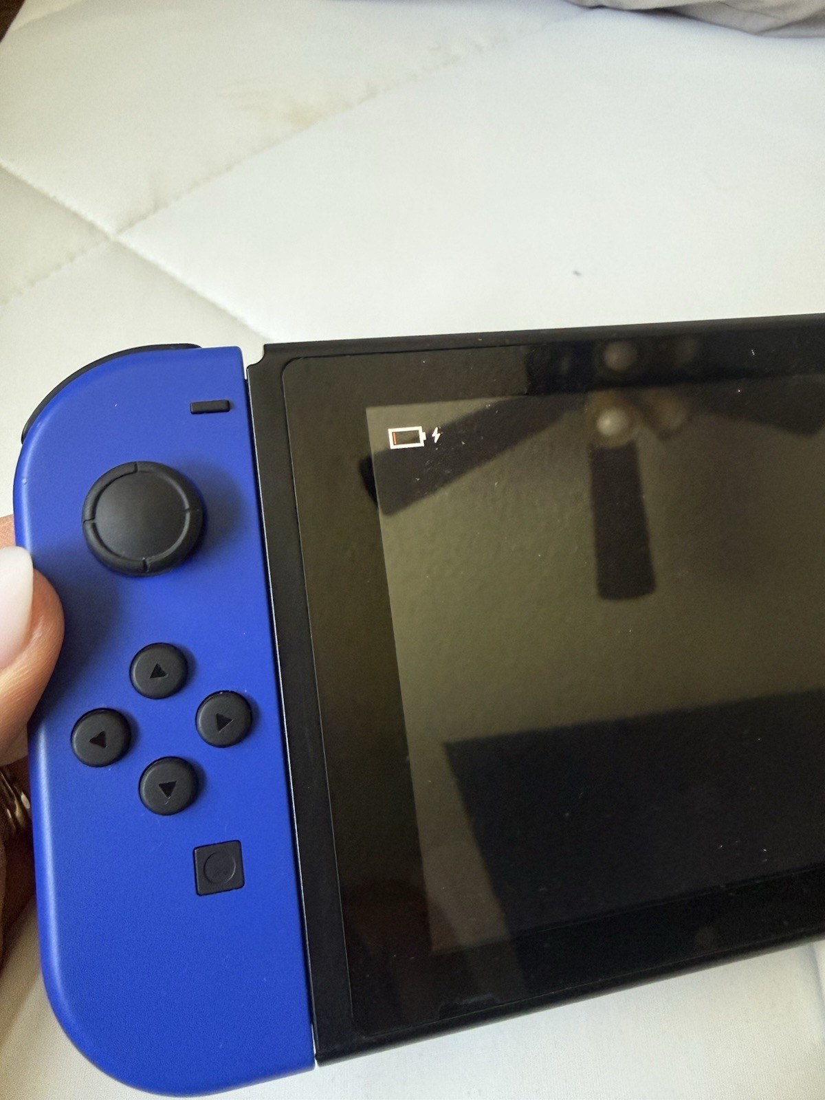 Nintendo Switch HAC-001 Console Bundle – Yellow/Blue Games Case Accessories