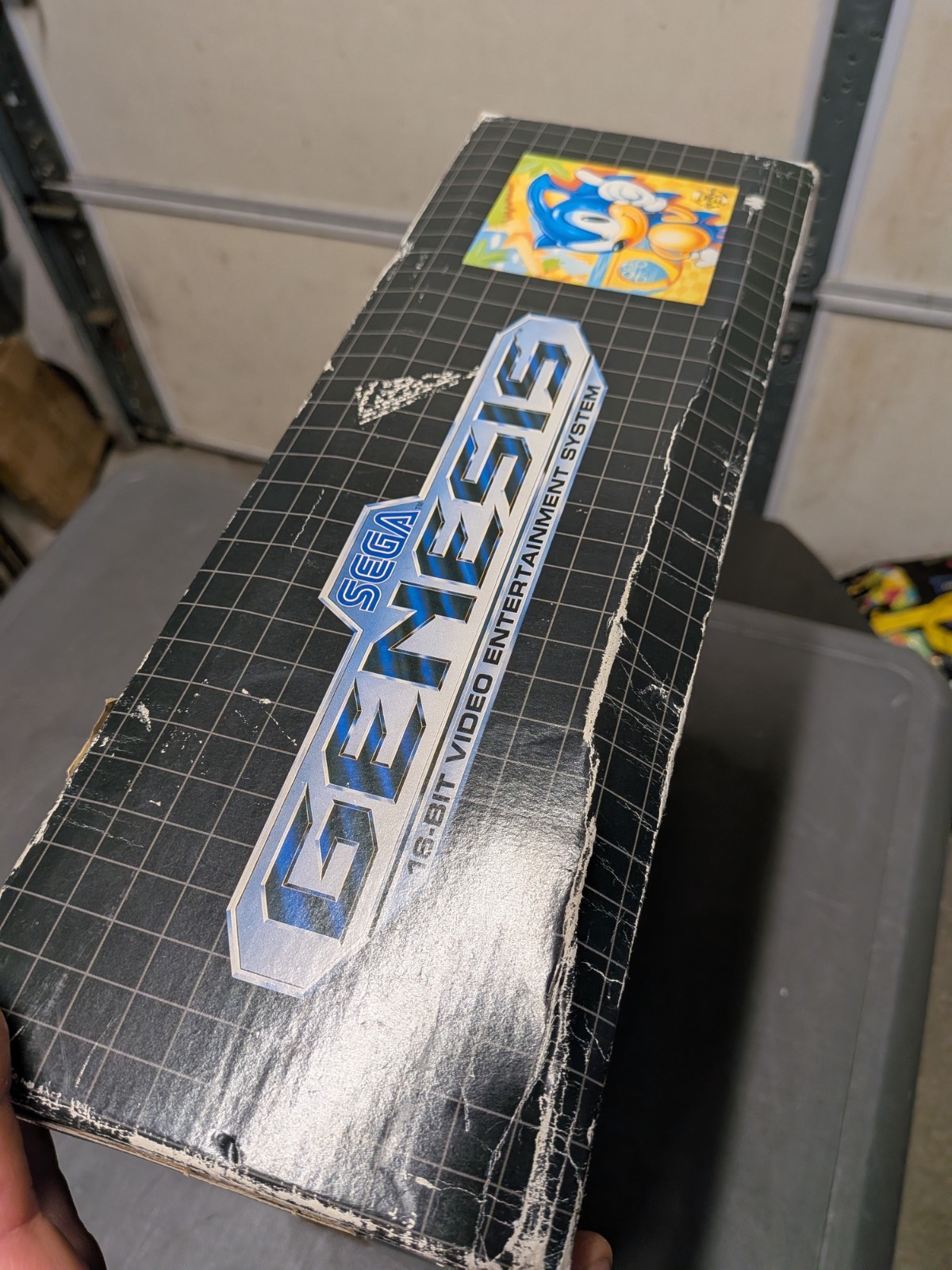 SEGA Genesis 16-Bit Console Model 1 1601 in Box w/ Controller, Cords, & Sonic!