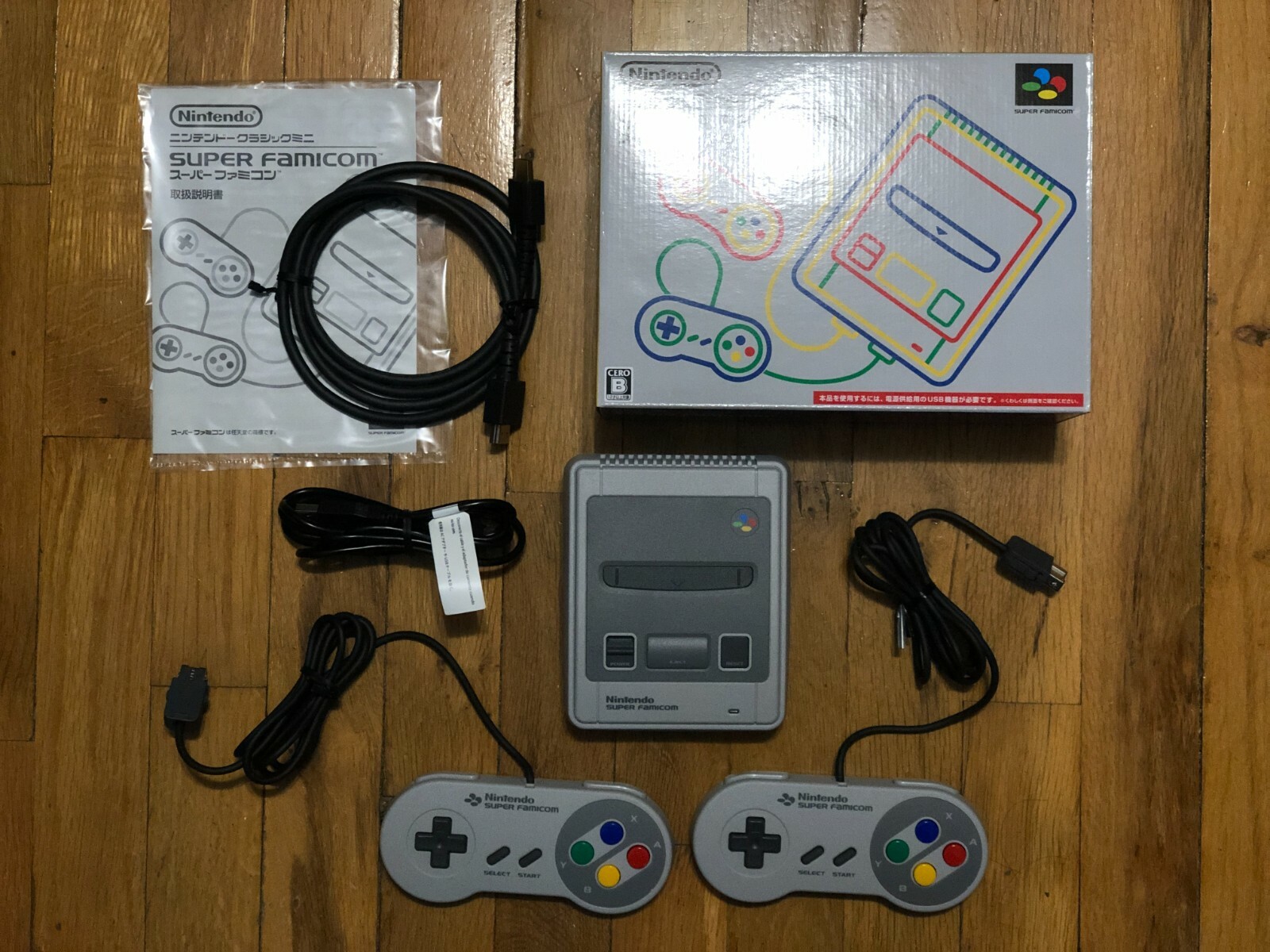 NINTENDO SUPER FAMICOM MINI CLV-S-SHVF JAPAN COMPLETE MINT