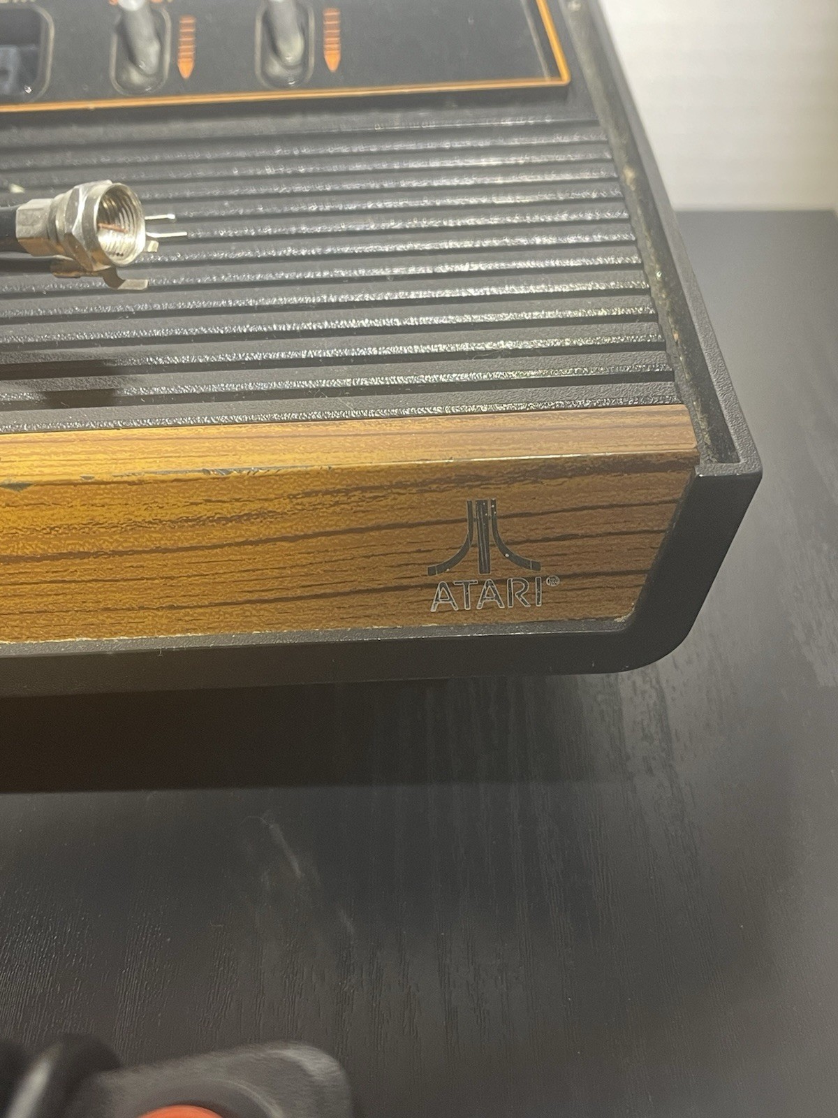 Vintage Atari 2600 Console Widely Known As A Wood Grain Console with Games